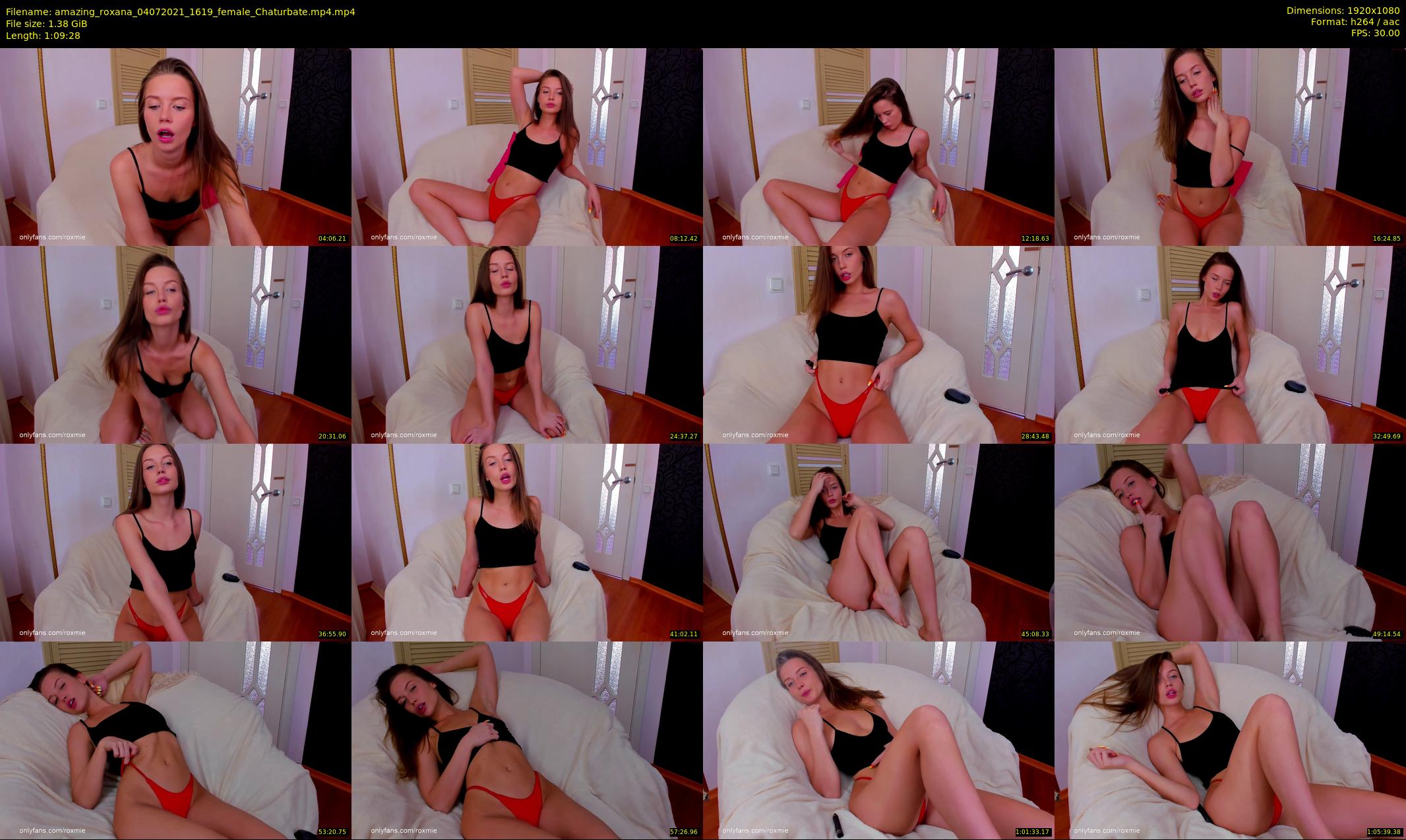 amazing_roxana — 70 minute Chaturbate female cam show recording, 1080p, Jul 4, 2021