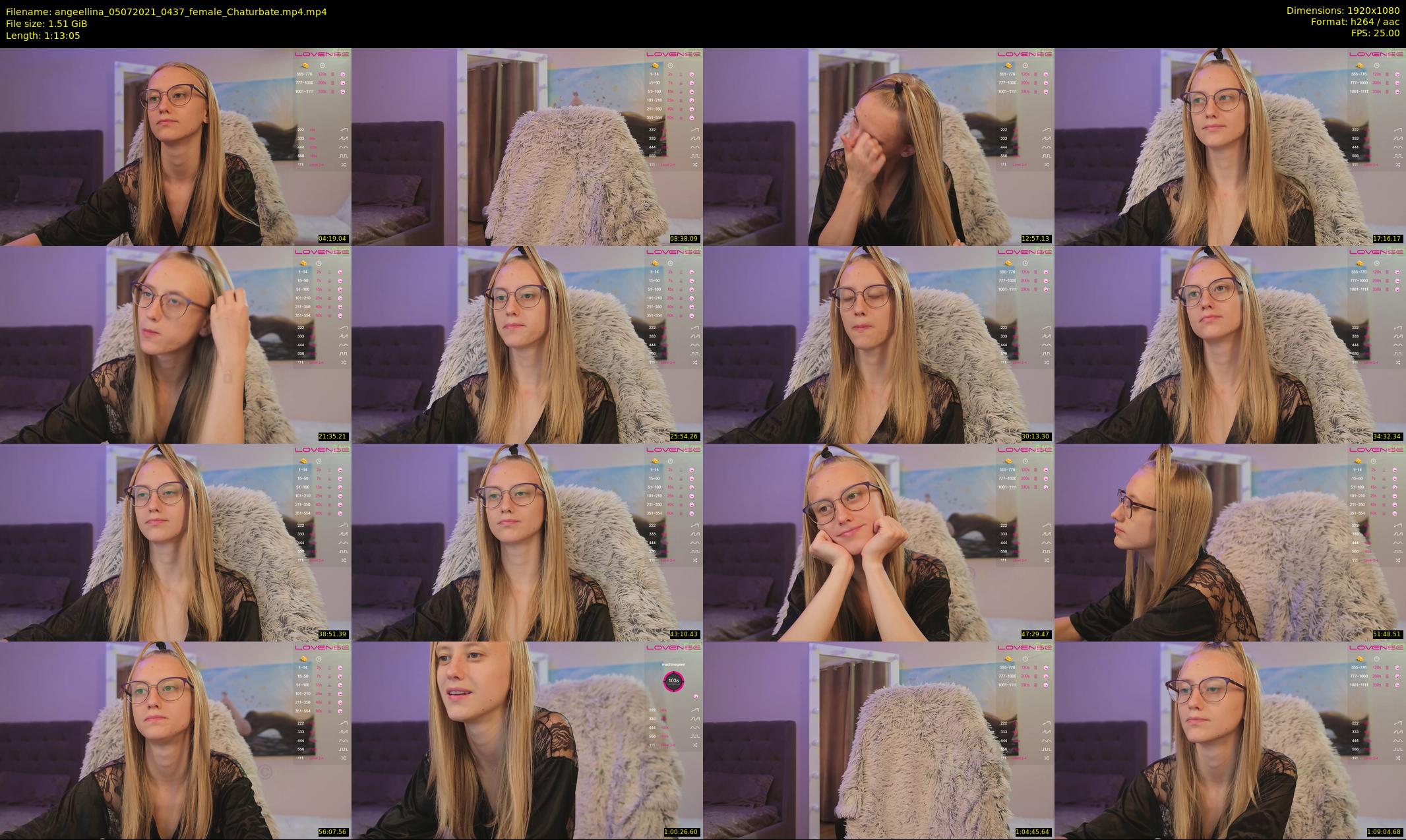 angeellina — 74 minute Chaturbate female cam show recording, 1080p, Jul 5, 2021