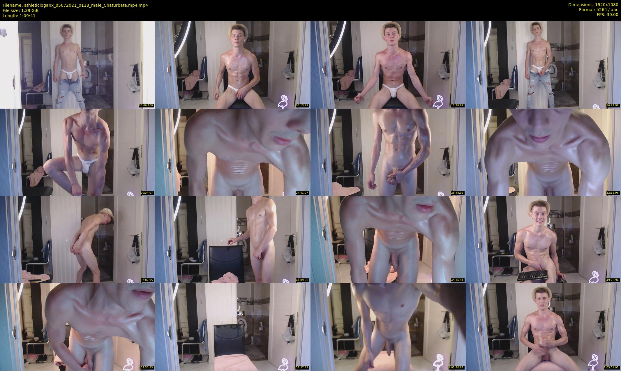 athleticloganx — 70 minute Chaturbate male cam show recording, 1080p, Jul 5, 2021