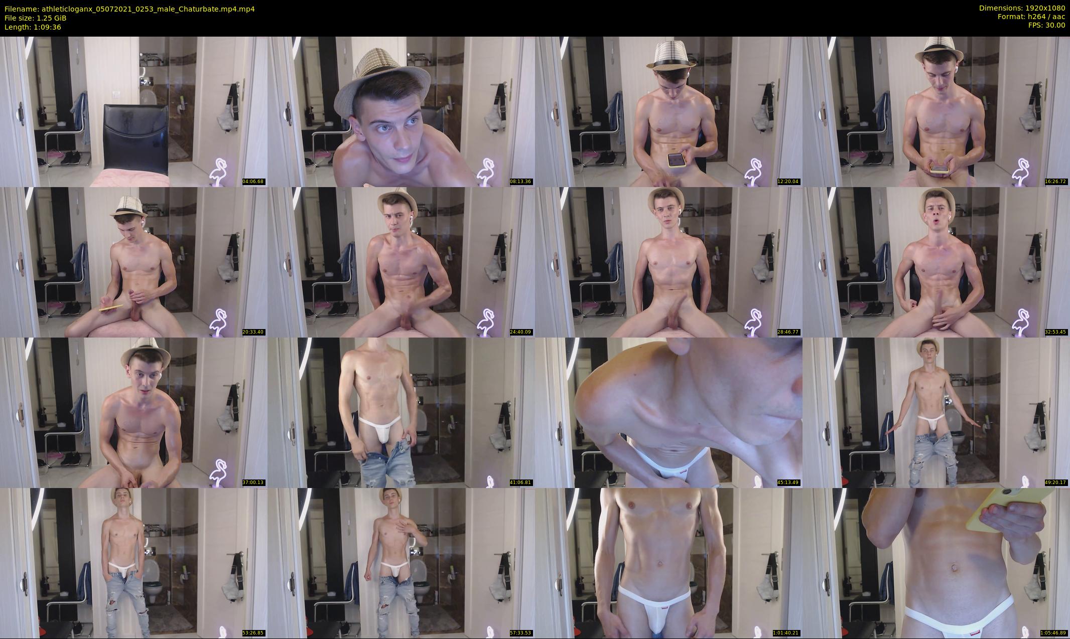 athleticloganx — 70 minute Chaturbate male cam show recording, 1080p, Jul 5, 2021