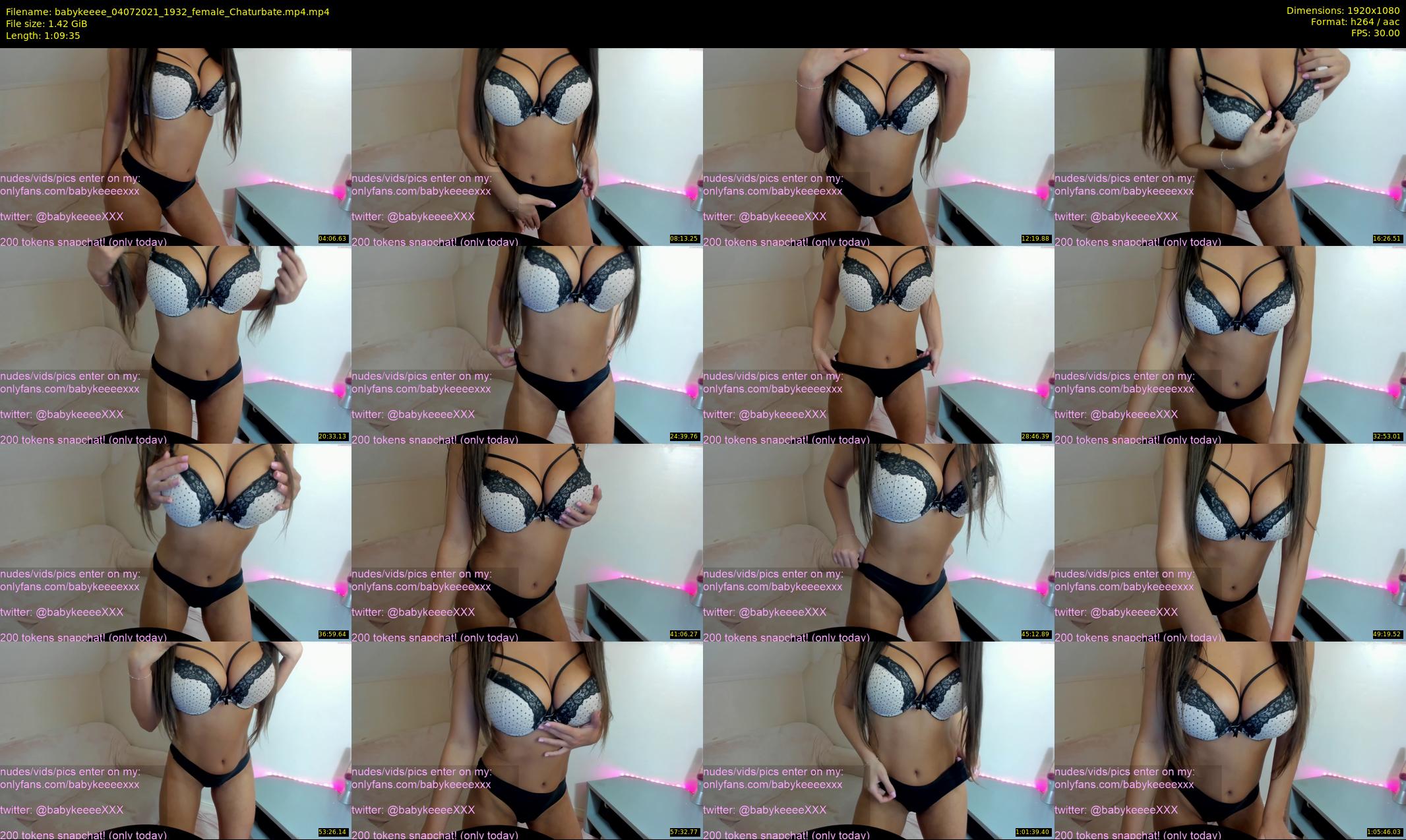 babykeeee — 70 minute Chaturbate female cam show recording, 1080p, Jul 4, 2021