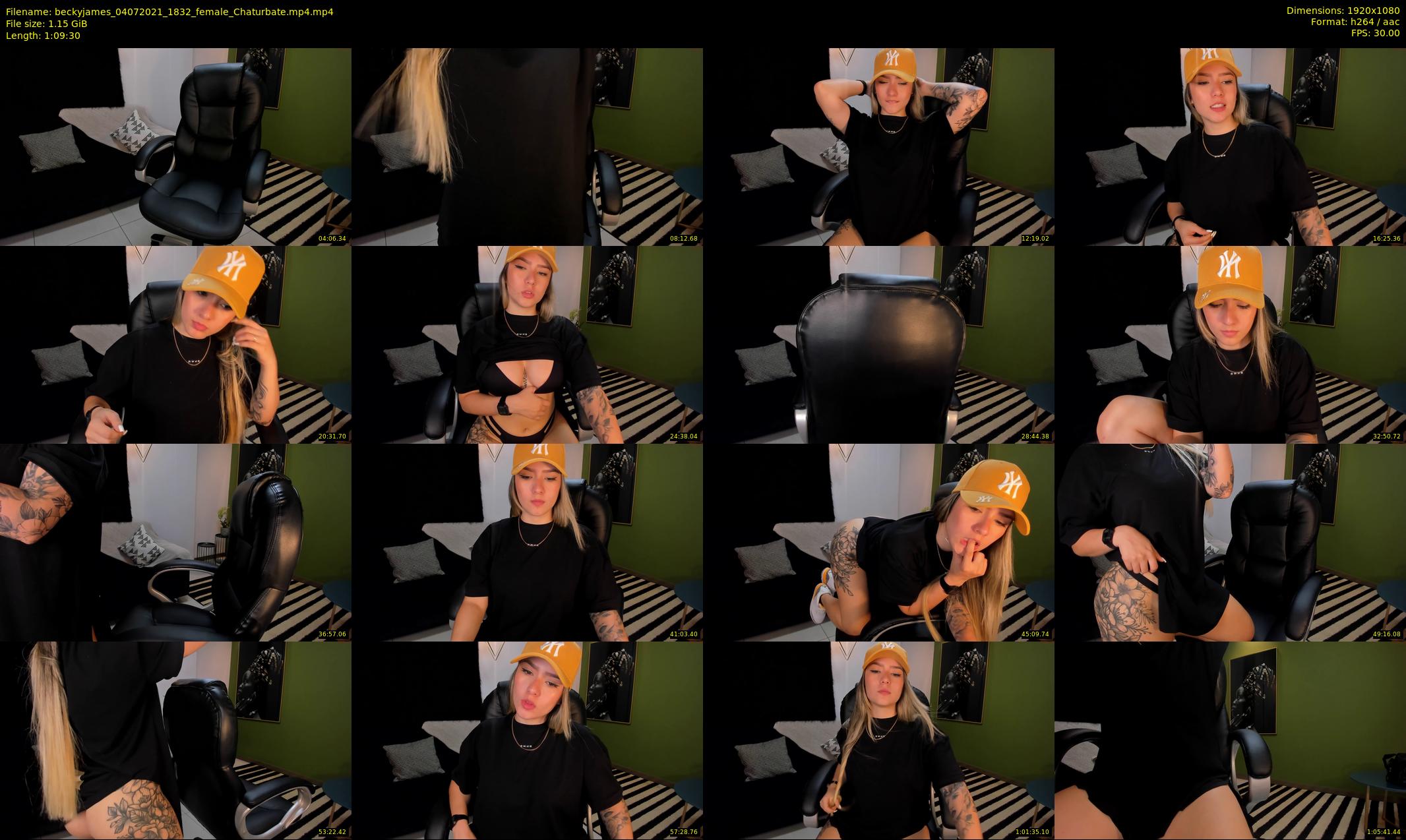 beckyjames — 70 minute Chaturbate female cam show recording, 1080p, Jul 4, 2021
