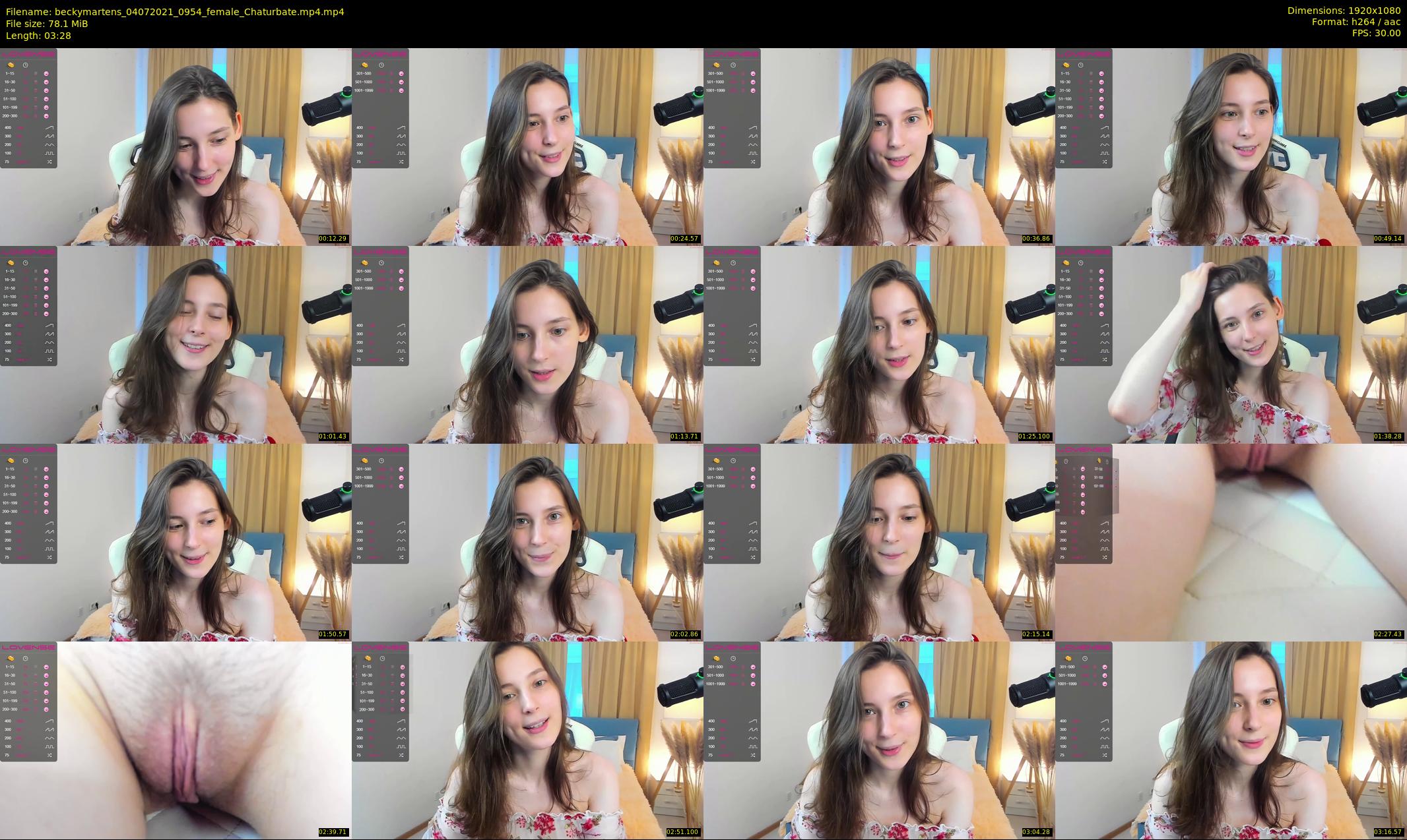 beckymartens — 4 minute Chaturbate female cam show recording, 1080p, Jul 4, 2021