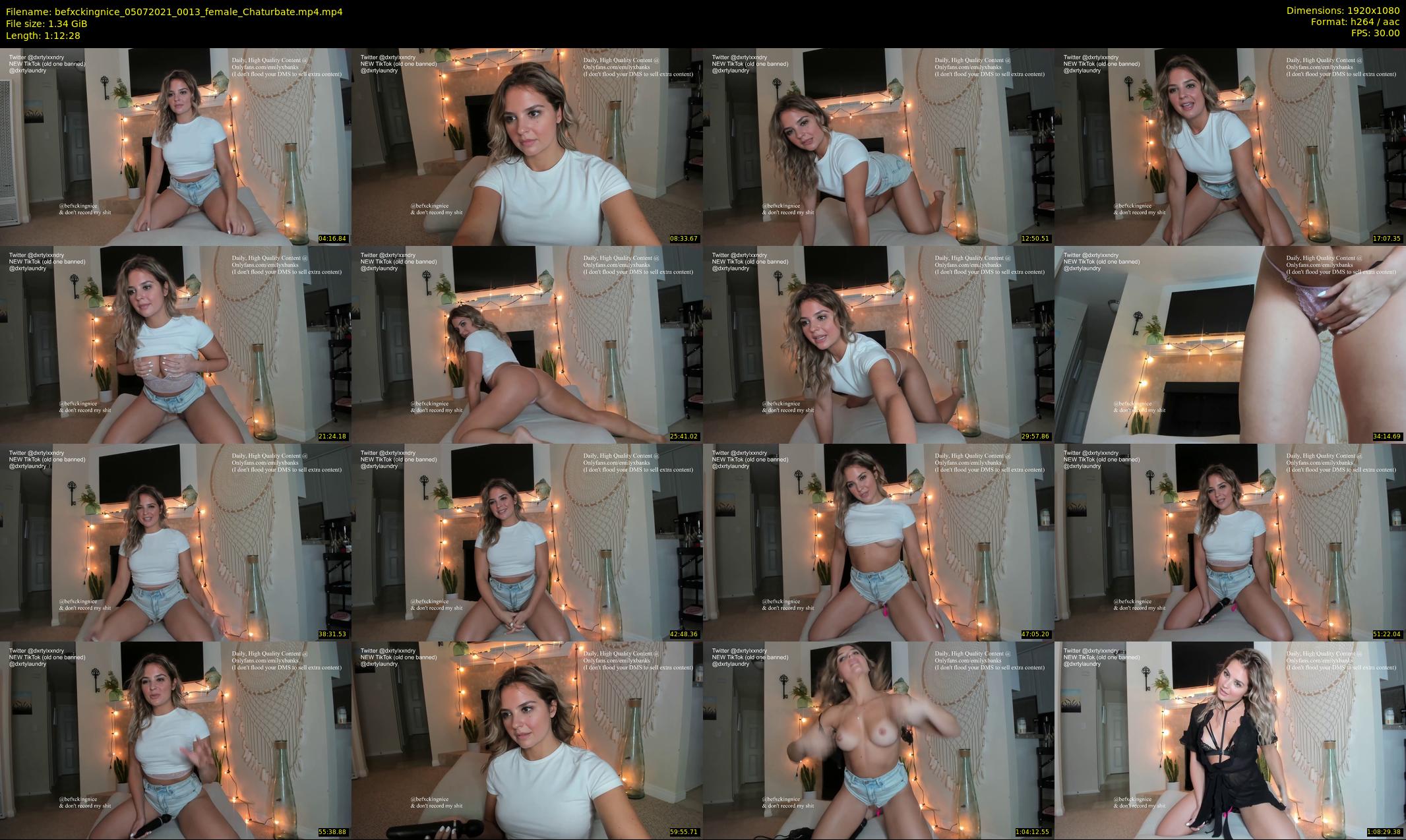 befxckingnice — 73 minute Chaturbate female cam show recording, 1080p, Jul 5, 2021