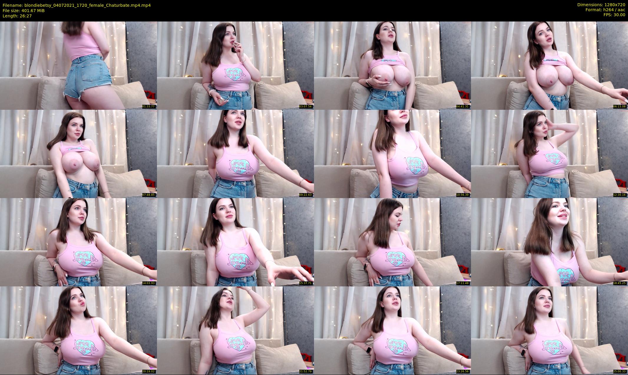blondiebetsy — 27 minute Chaturbate female cam show recording, 720p, Jul 4, 2021
