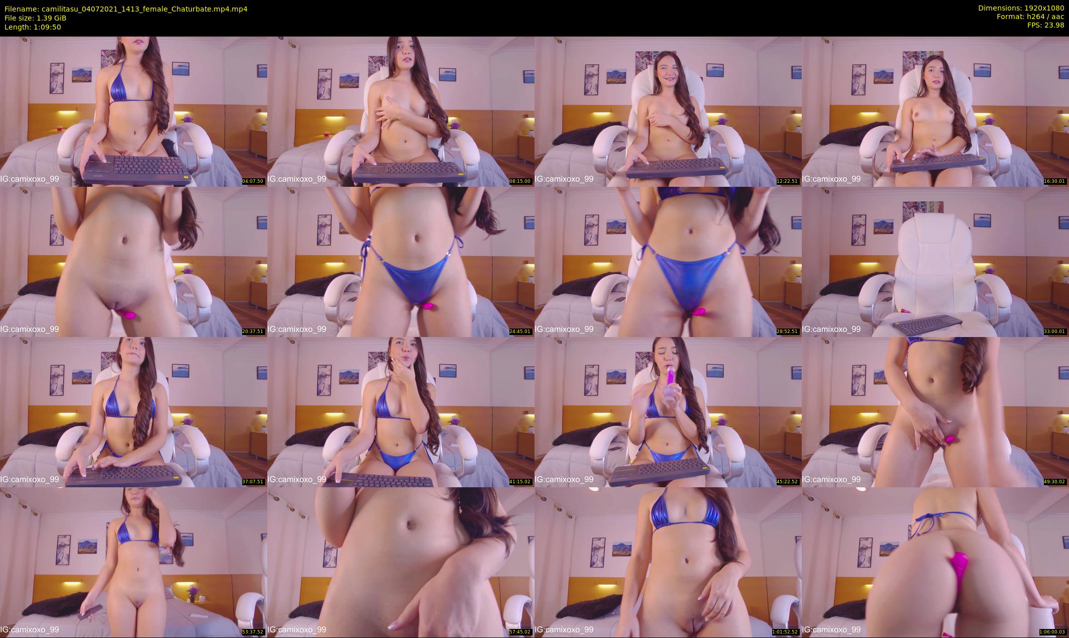 camilitasu — 70 minute Chaturbate female cam show recording, 1080p, Jul 4, 2021