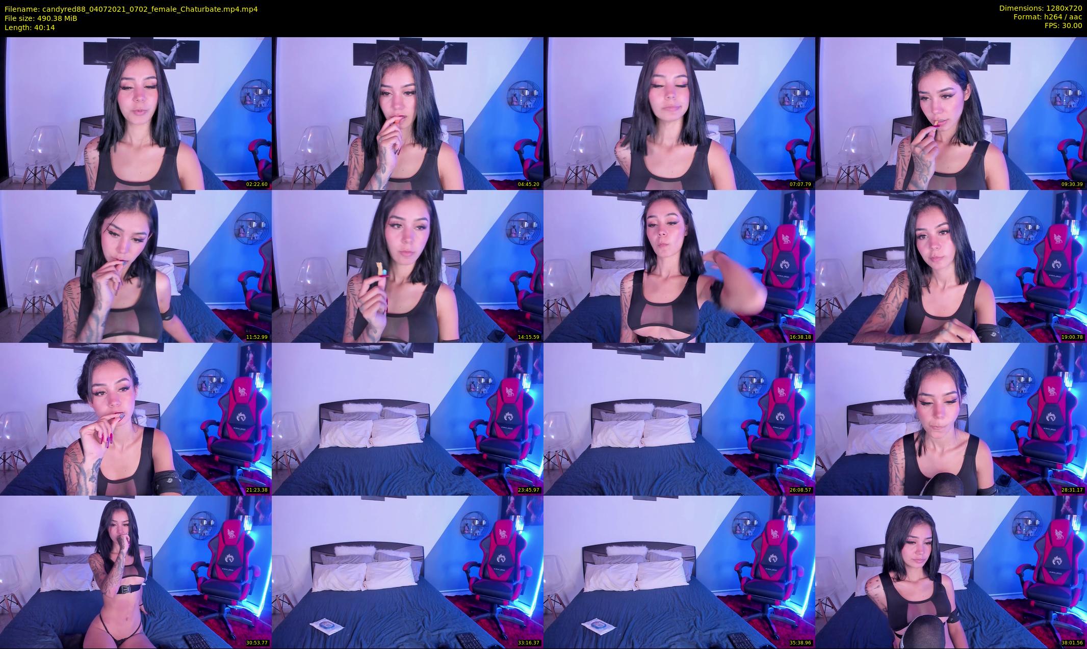 candyred88 — 41 minute Chaturbate female cam show recording, 720p, Jul 4, 2021