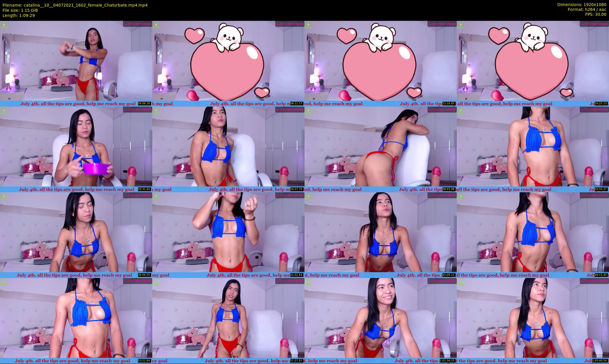 catalina__10_ — 70 minute Chaturbate female cam show recording, 1080p, Jul 4, 2021