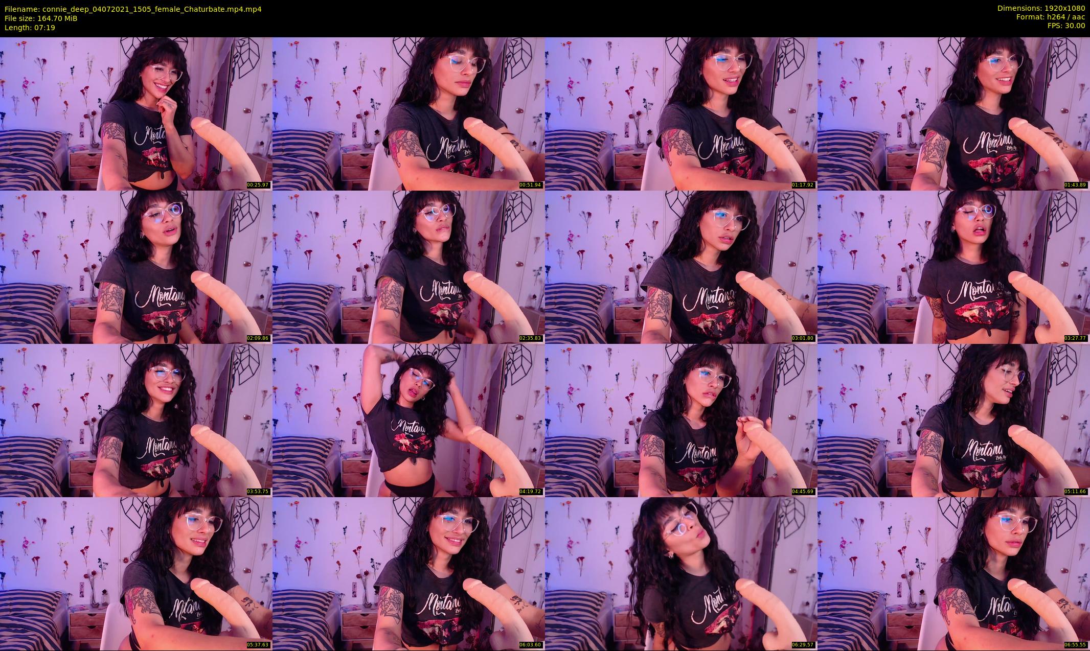 connie_deep — 8 minute Chaturbate female cam show recording, 1080p, Jul 4, 2021
