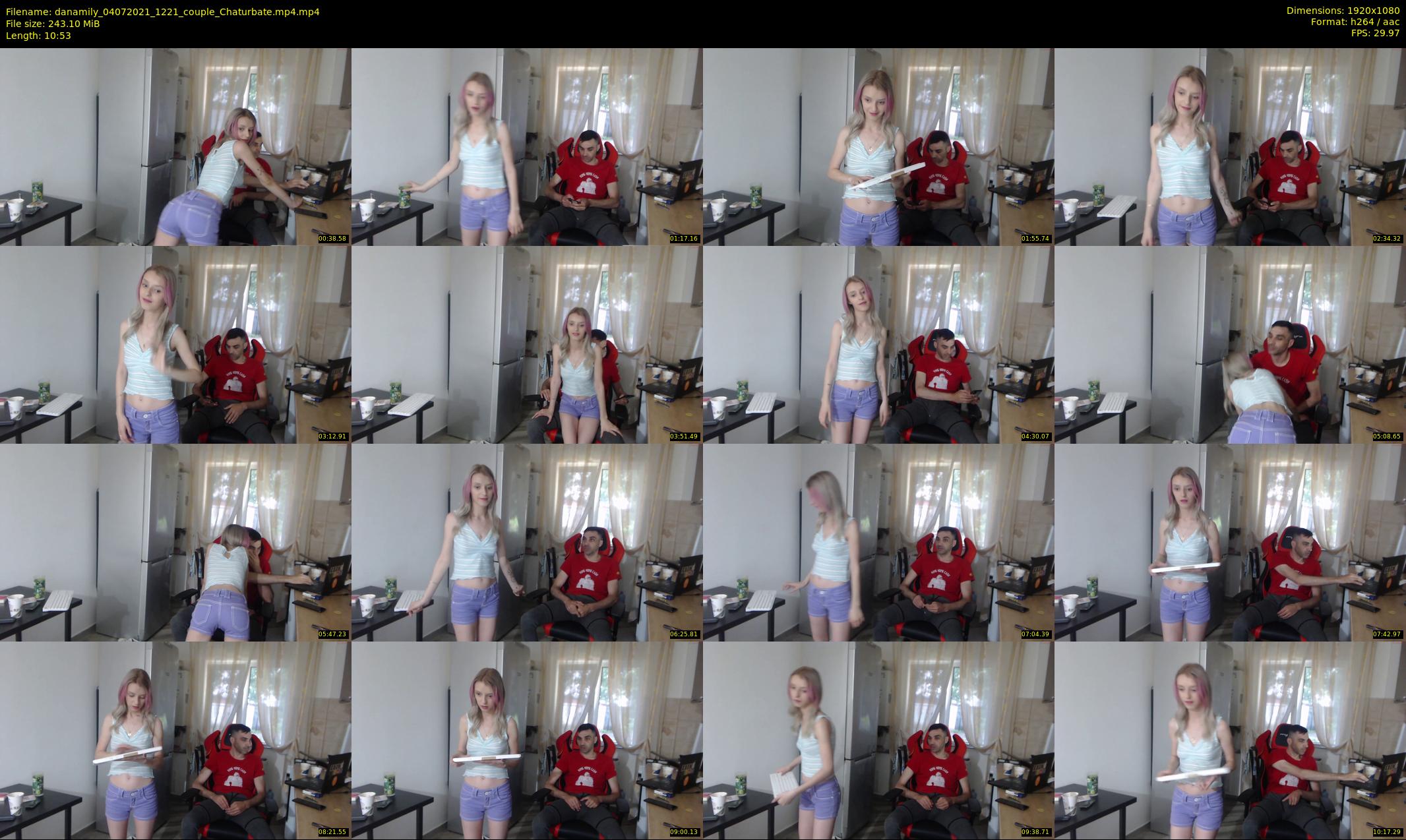danamily — 11 minute Chaturbate female cam show recording, 1080p, Jul 4, 2021