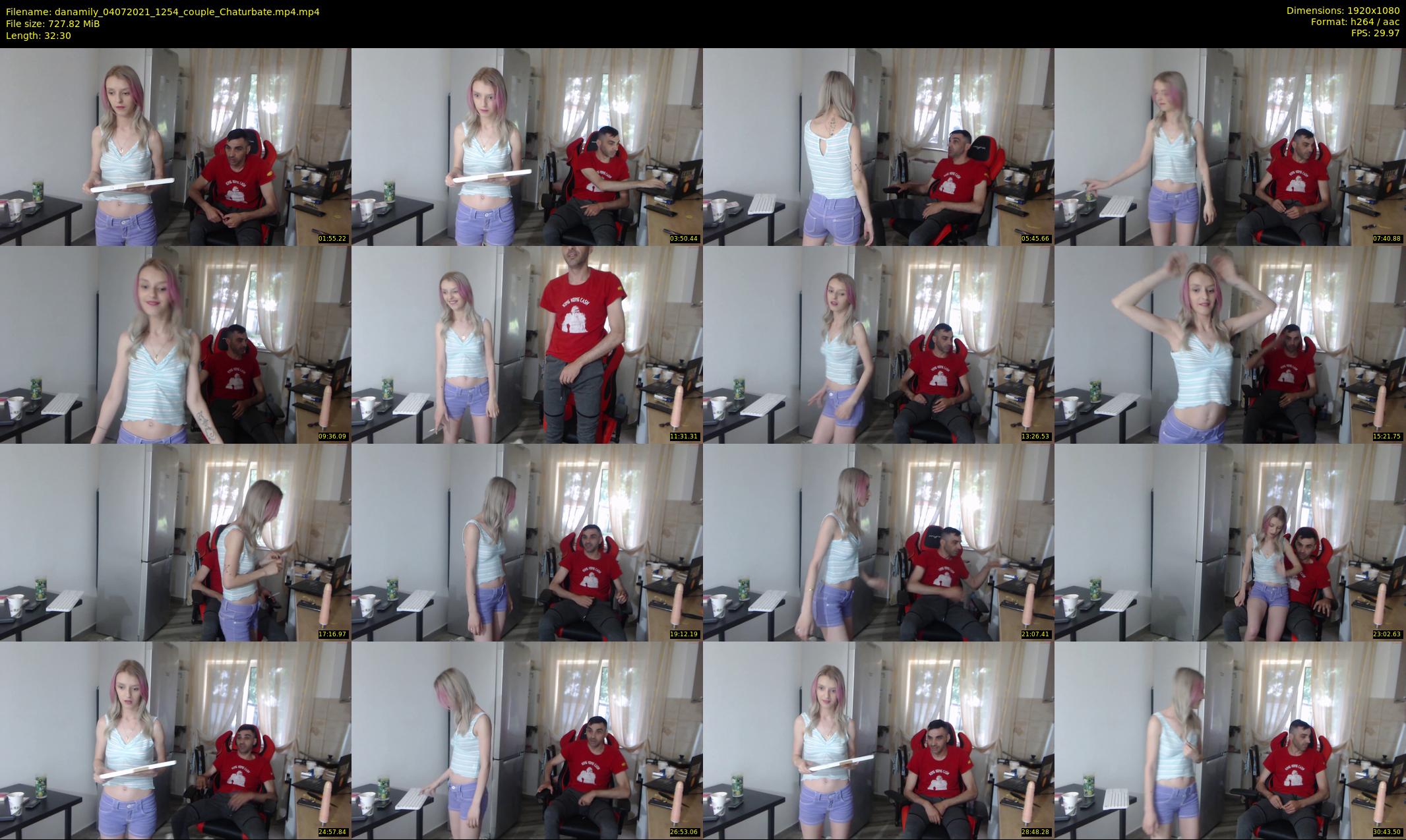 danamily — 33 minute Chaturbate female cam show recording, 1080p, Jul 4, 2021