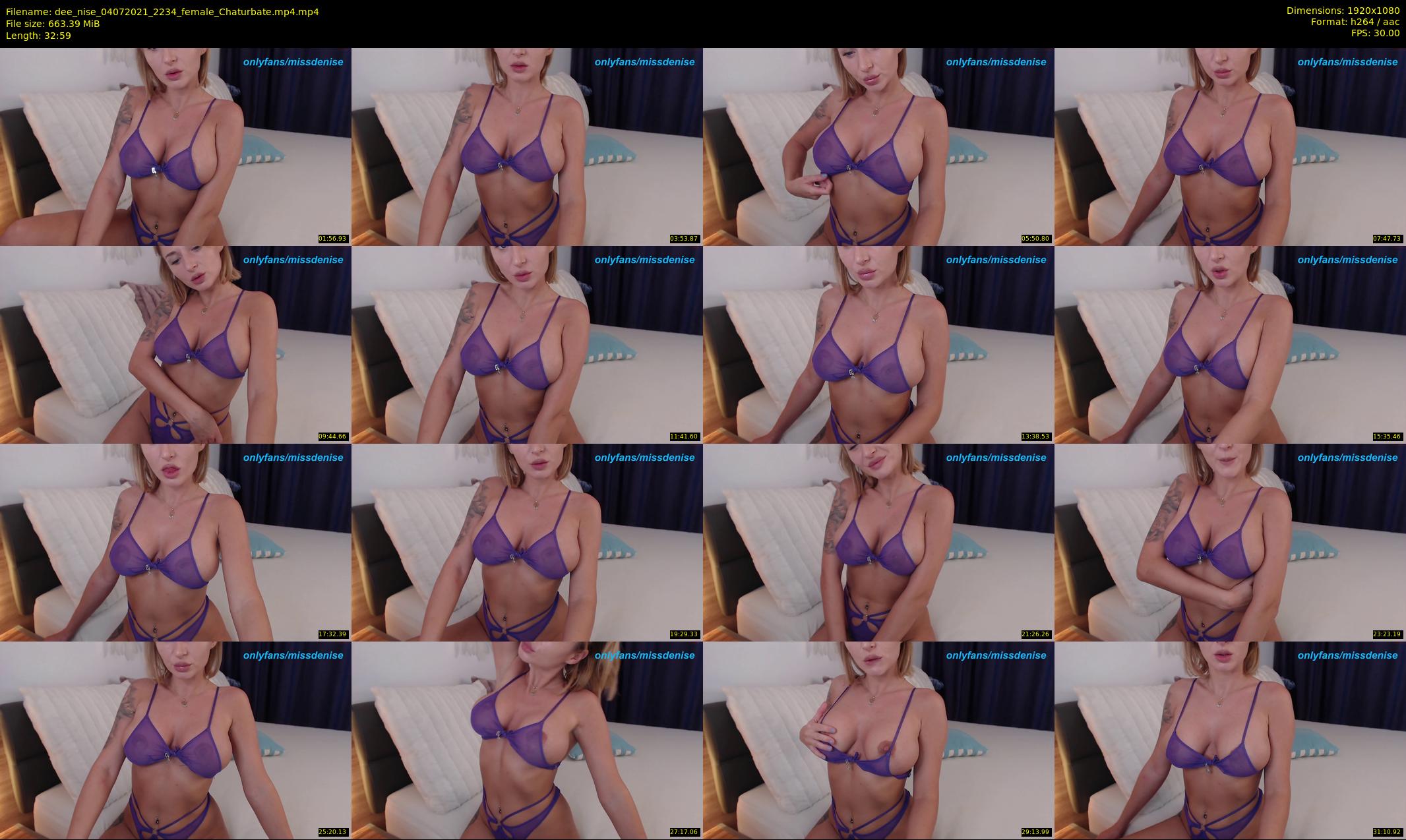 dee_nise — 33 minute Chaturbate female cam show recording, 1080p, Jul 4, 2021