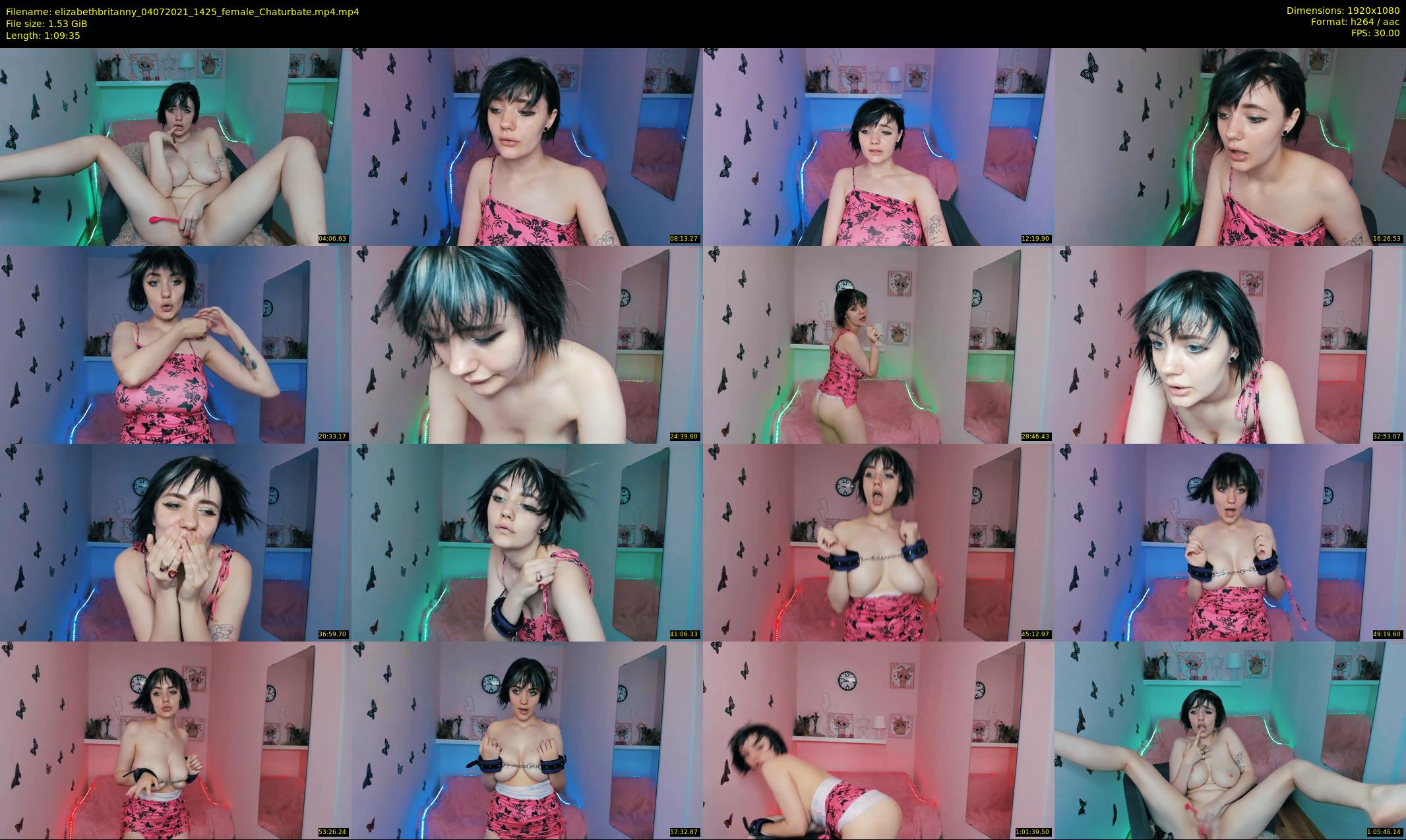 elizabethbritanny — 70 minute Chaturbate female cam show recording, 1080p, Jul 4, 2021