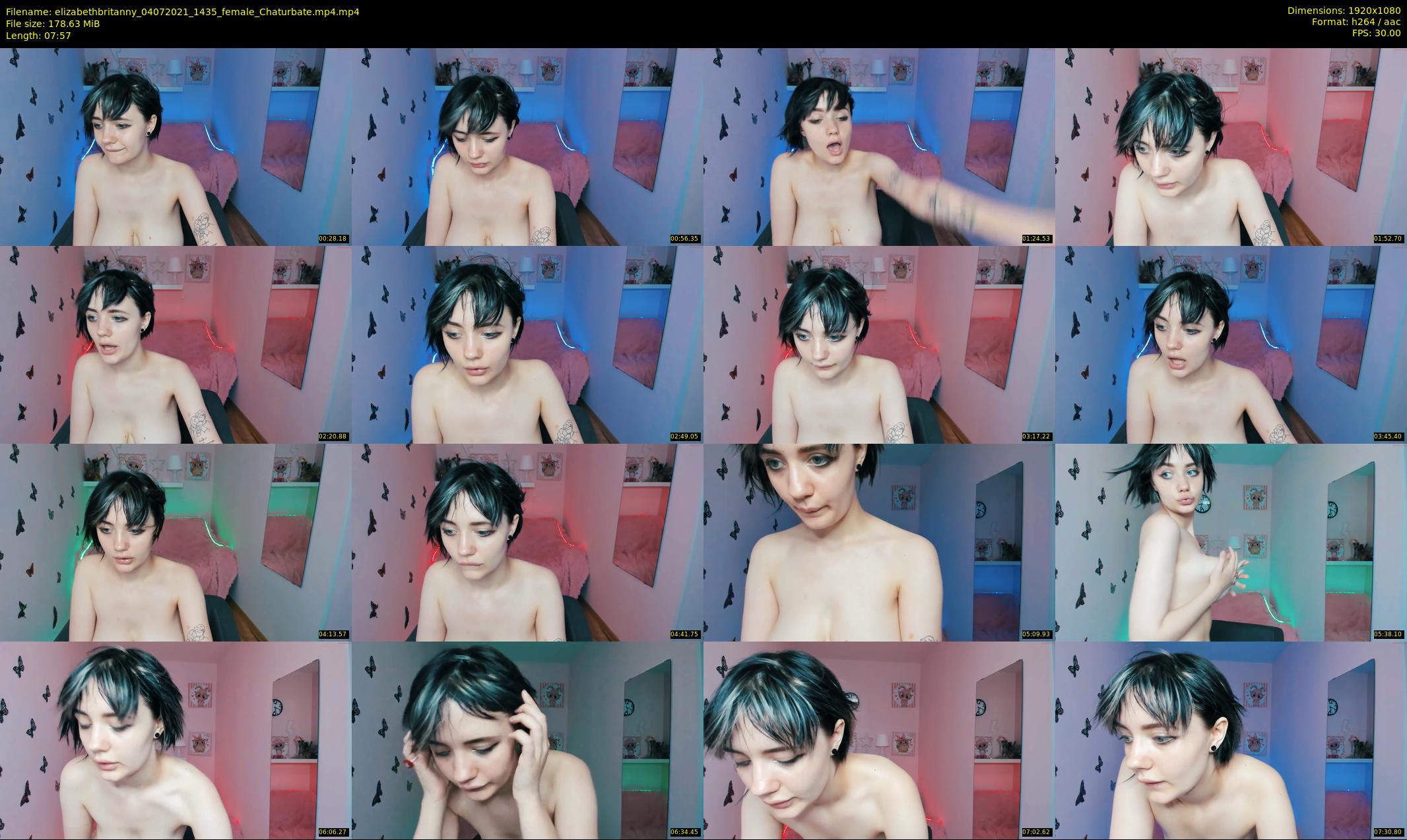 elizabethbritanny — 8 minute Chaturbate female cam show recording, 1080p, Jul 4, 2021