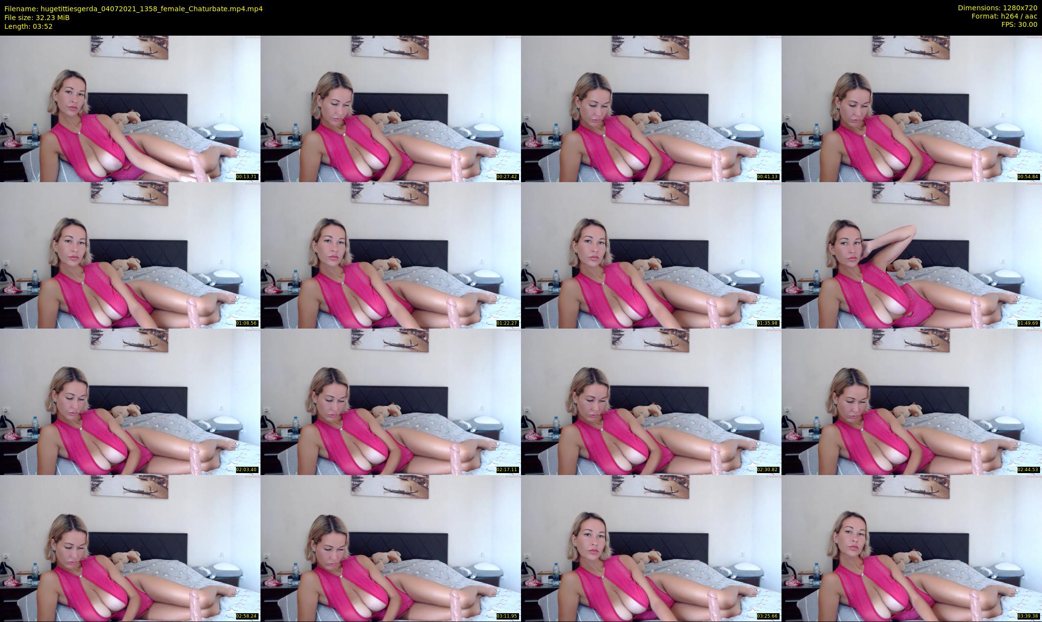 hugetittiesgerda — 4 minute Chaturbate female cam show recording, 720p, Jul 4, 2021