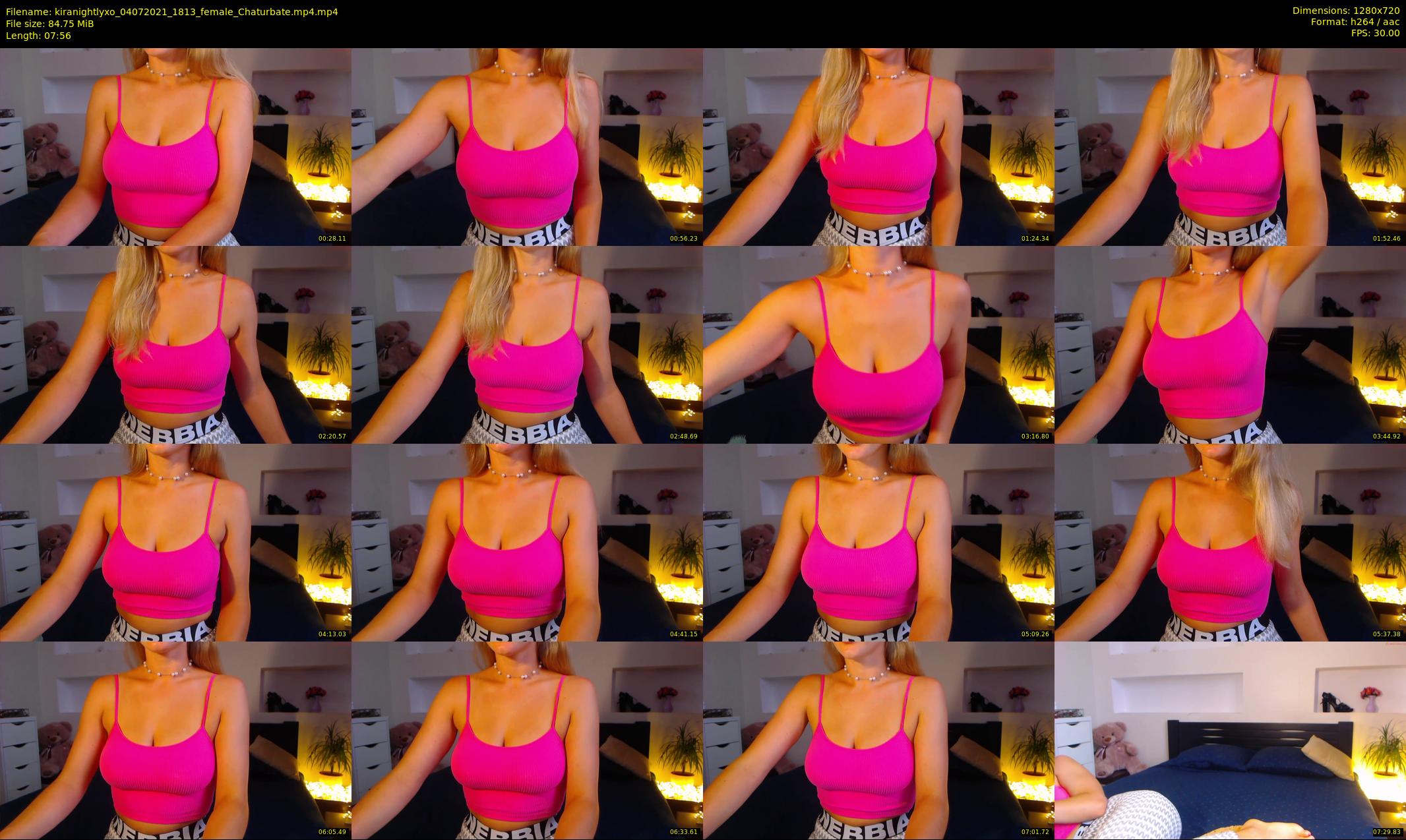 kiranightlyxo — 8 minute Chaturbate female cam show recording, 720p, Jul 4, 2021