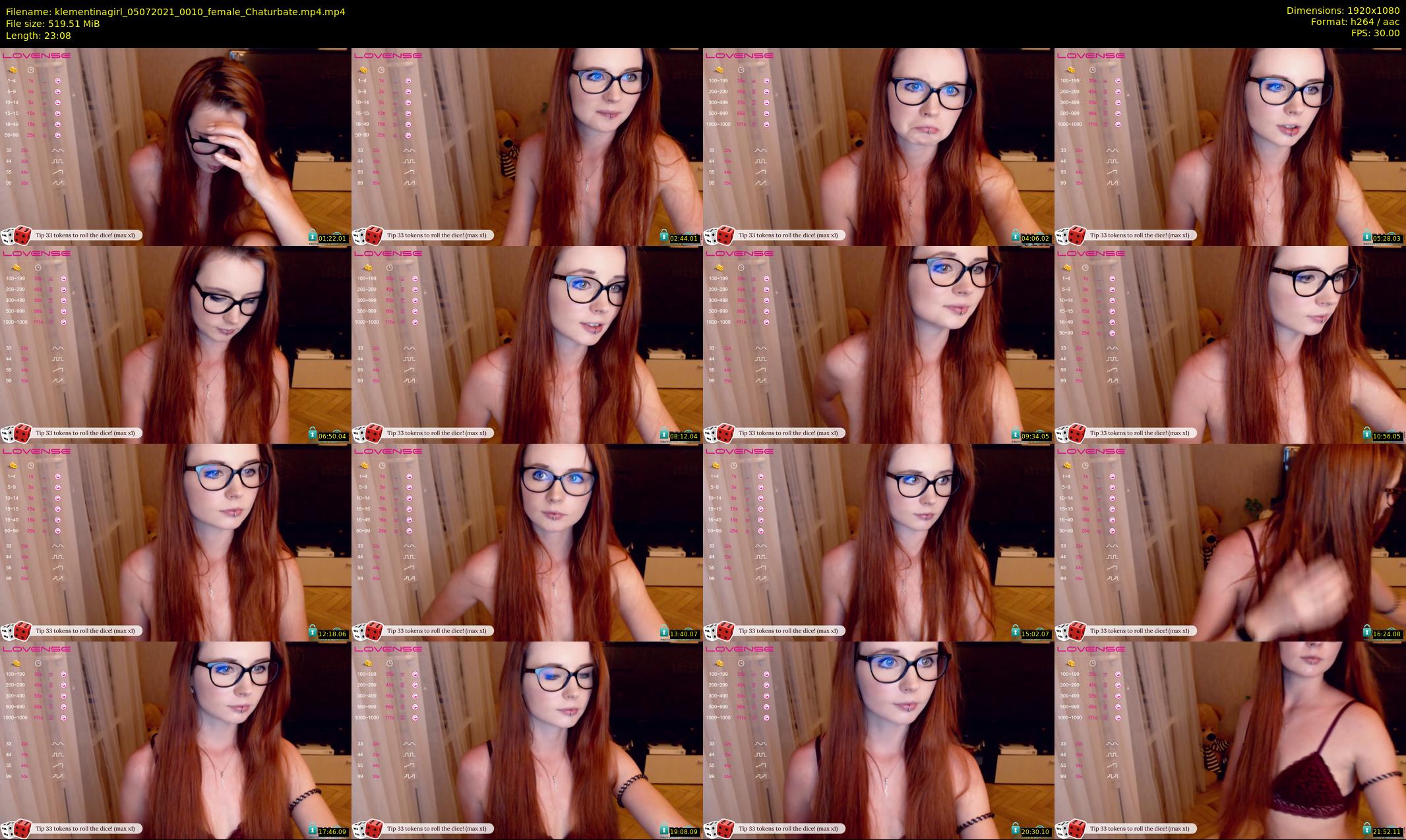 klementinagirl — 24 minute Chaturbate female cam show recording, 1080p, Jul 5, 2021
