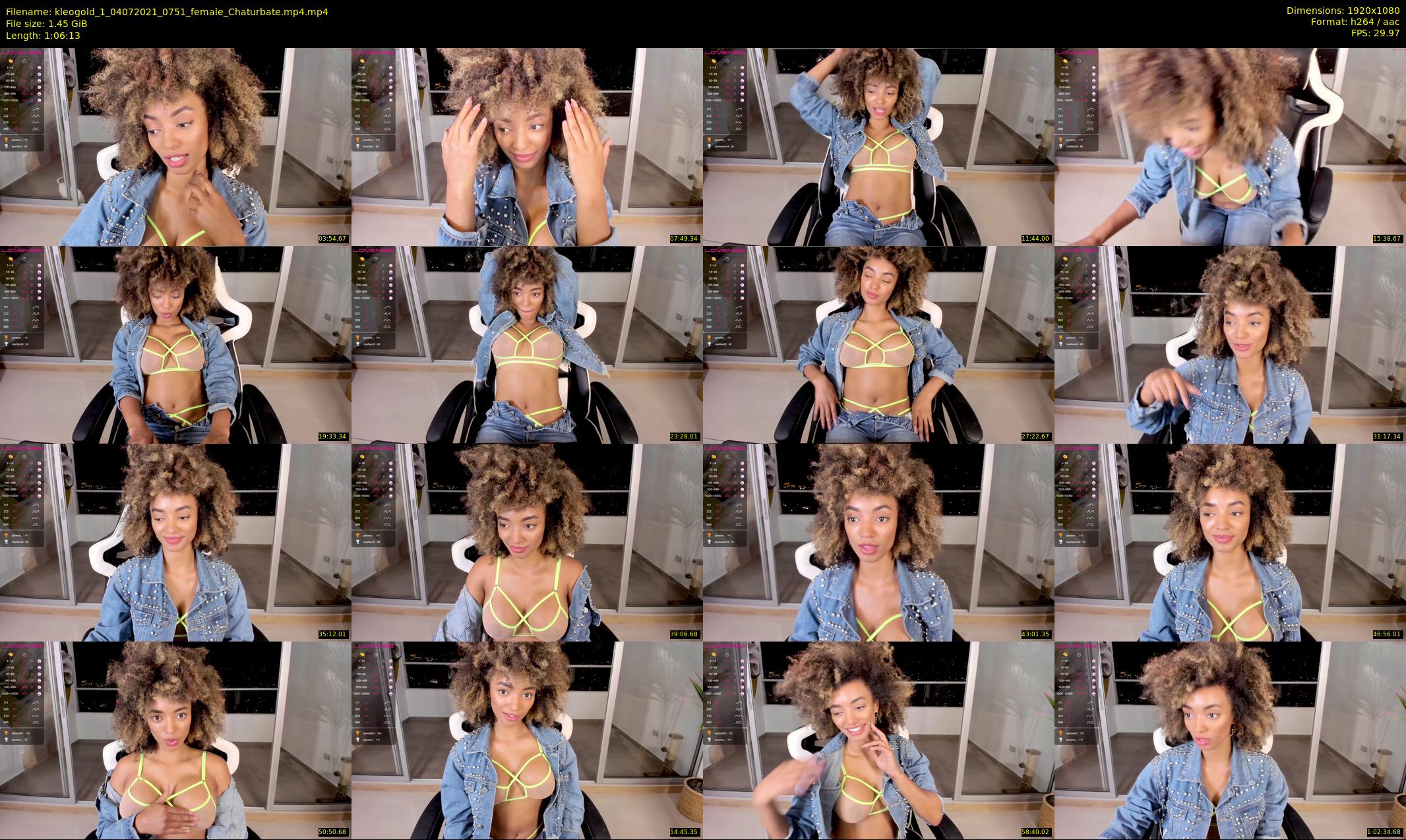 kleogold_1 — 67 minute Chaturbate female cam show recording, 1080p, Jul 4, 2021
