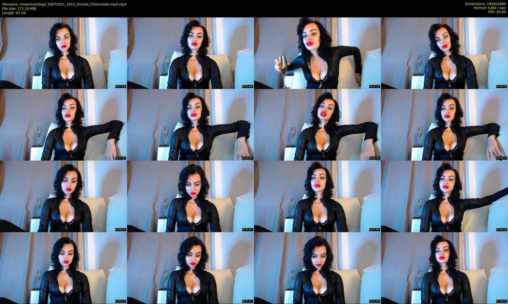 missmirandagd — 8 minute Chaturbate female cam show recording, 1080p, Jul 4, 2021