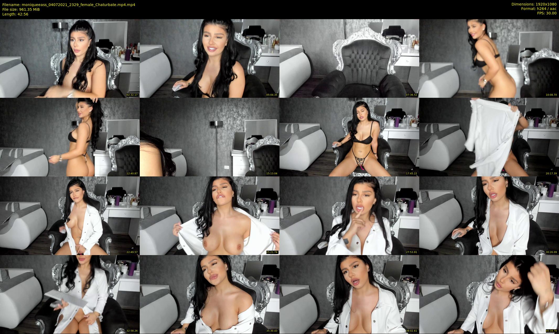 moniqueeass — 43 minute Chaturbate female cam show recording, 1080p, Jul 4, 2021