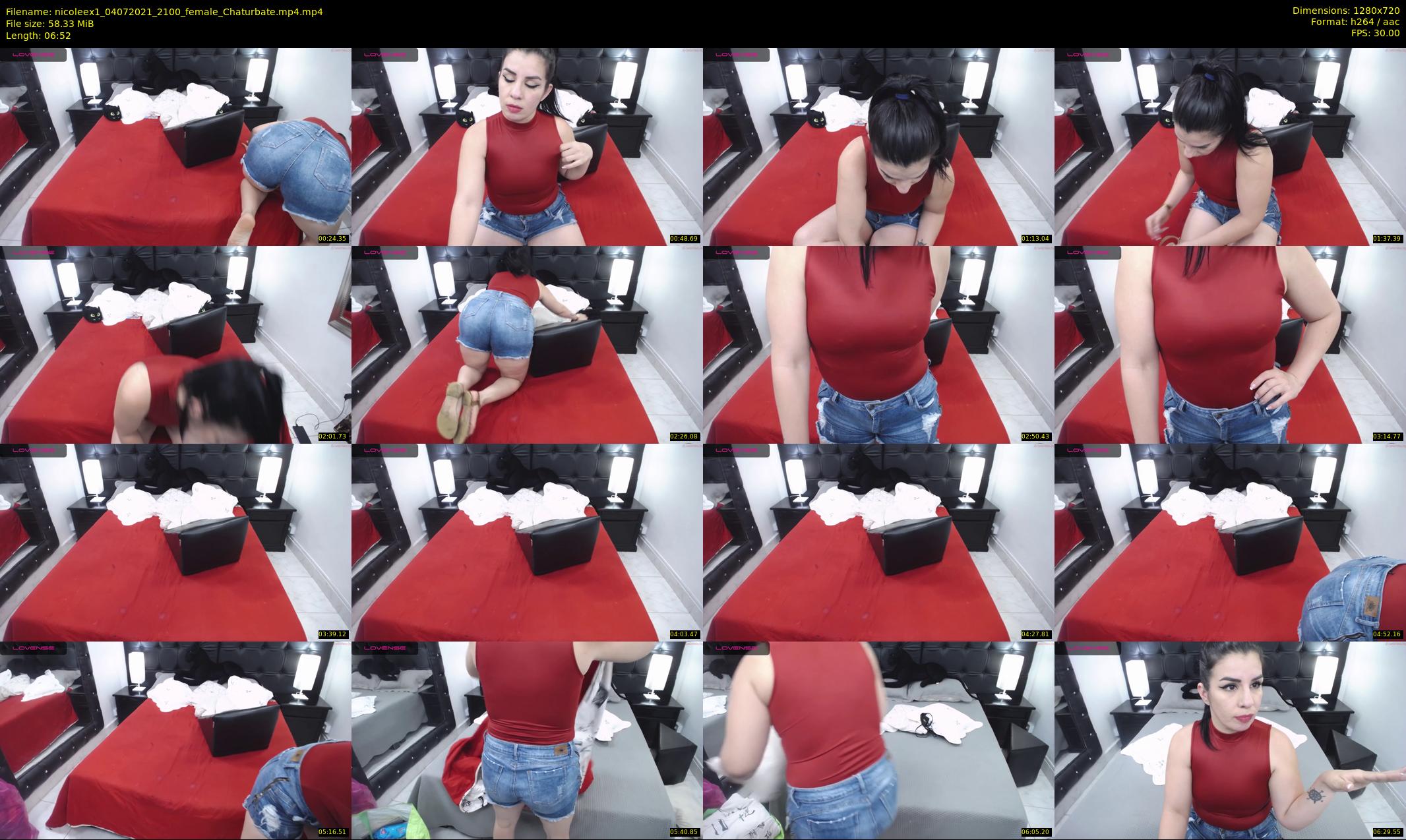 nicoleex1 — 7 minute Chaturbate female cam show recording, 720p, Jul 4, 2021
