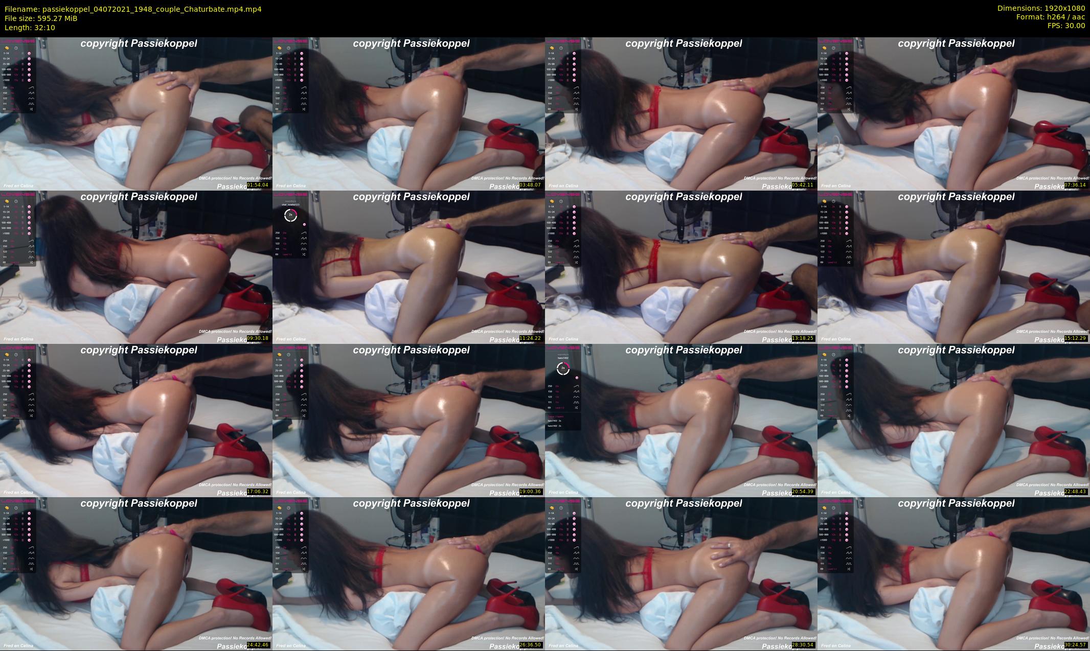 passiekoppel — 33 minute Chaturbate couple cam show recording, 1080p, Jul 4, 2021
