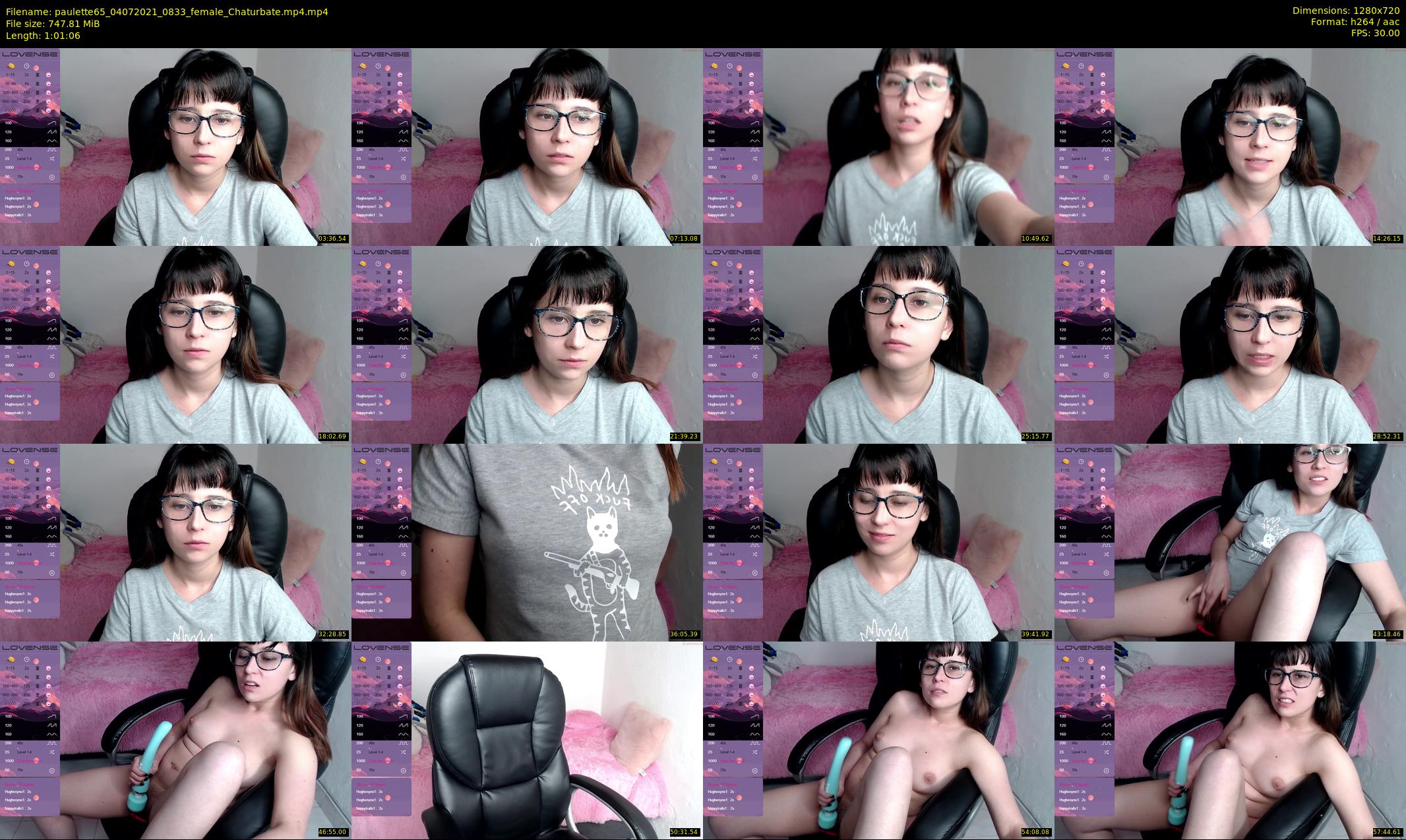 paulette65 — 62 minute Chaturbate female cam show recording, 720p, Jul 4, 2021