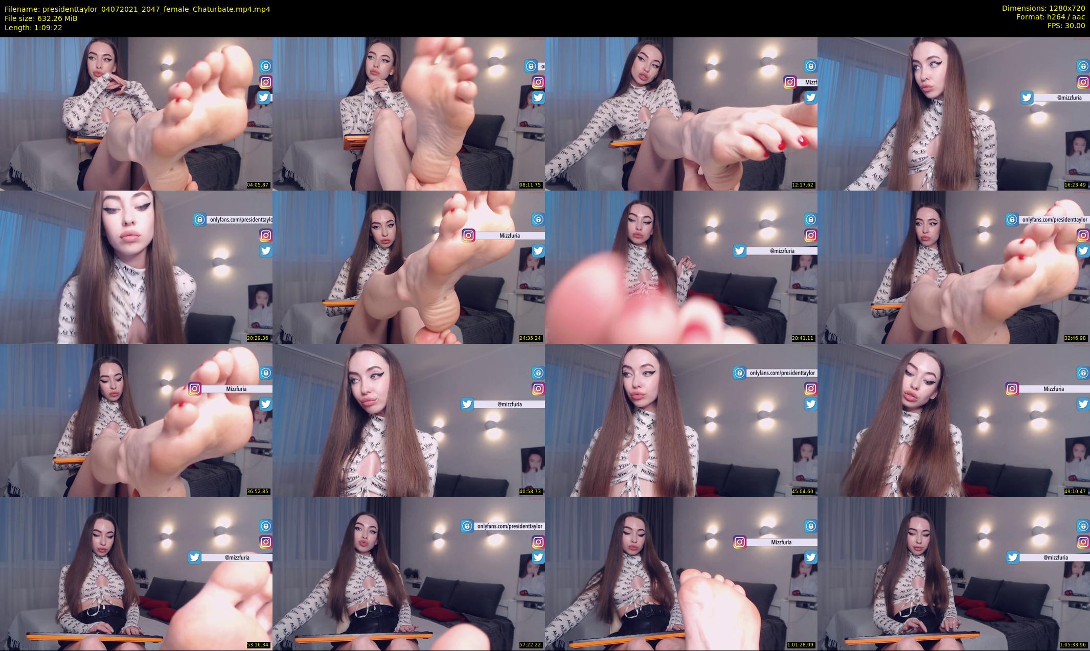 presidenttaylor — 70 minute Chaturbate female cam show recording, 720p, Jul 4, 2021