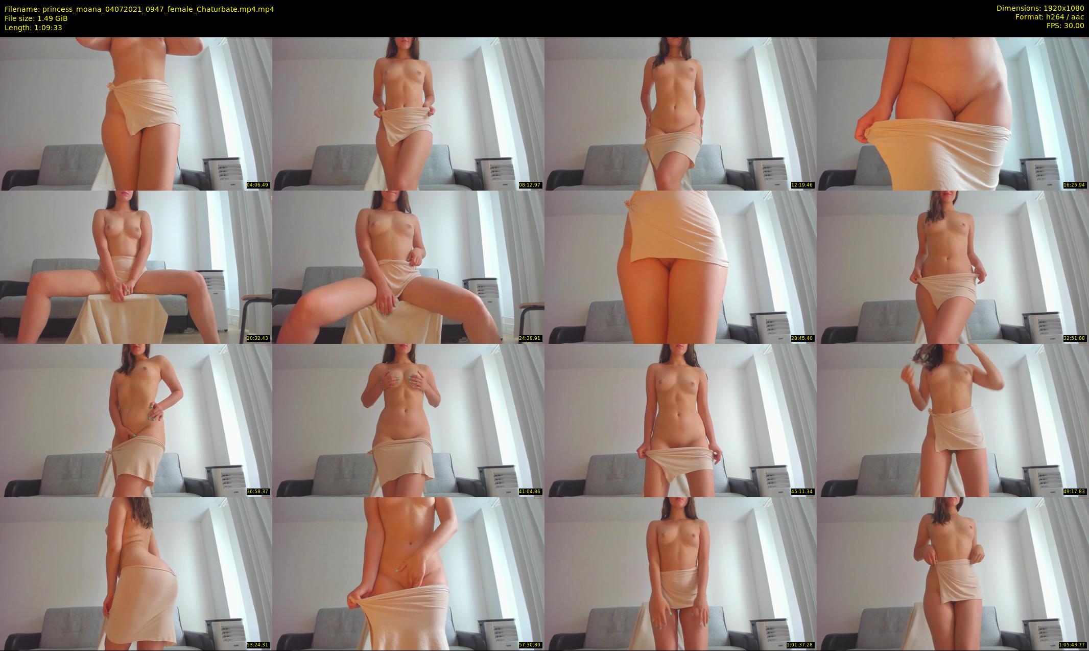 princess_moana — 70 minute Chaturbate female cam show recording, 1080p, Jul 4, 2021