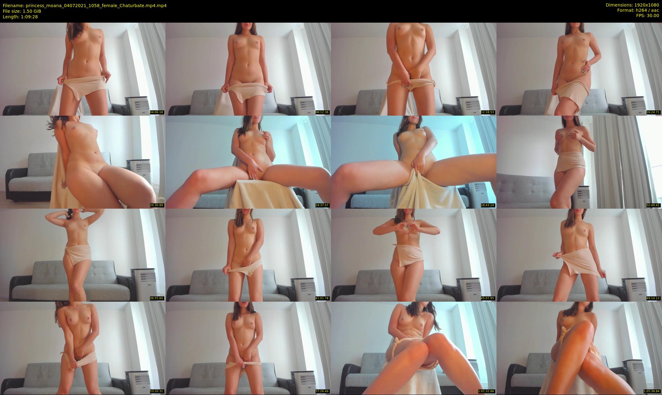 princess_moana — 70 minute Chaturbate female cam show recording, 1080p, Jul 4, 2021