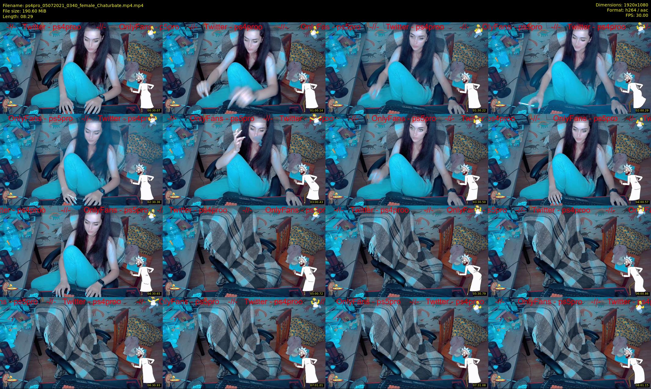 ps4pro — 9 minute Chaturbate female cam show recording, 1080p, Jul 5, 2021