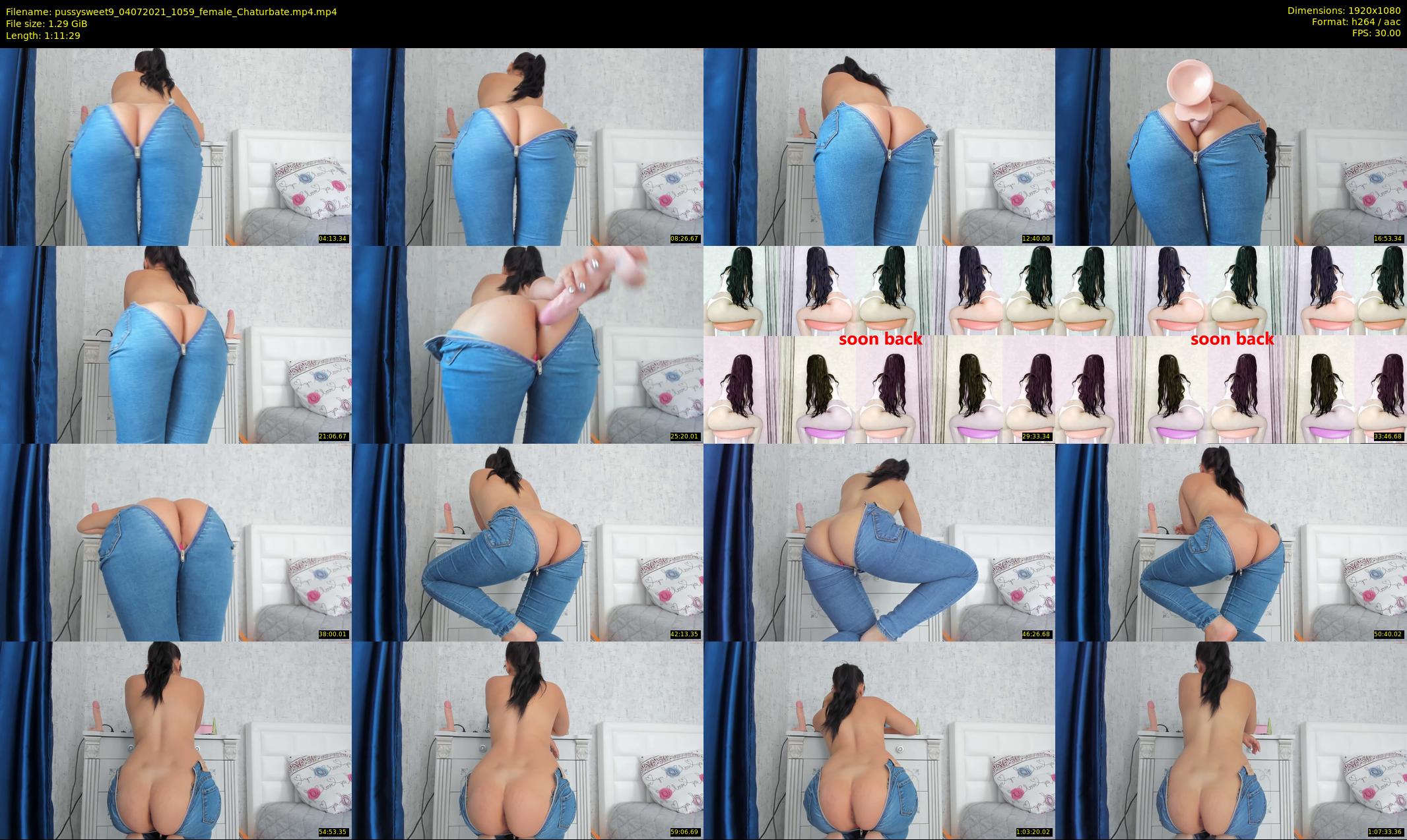 pussysweet9 — 72 minute Chaturbate female cam show recording, 1080p, Jul 4, 2021