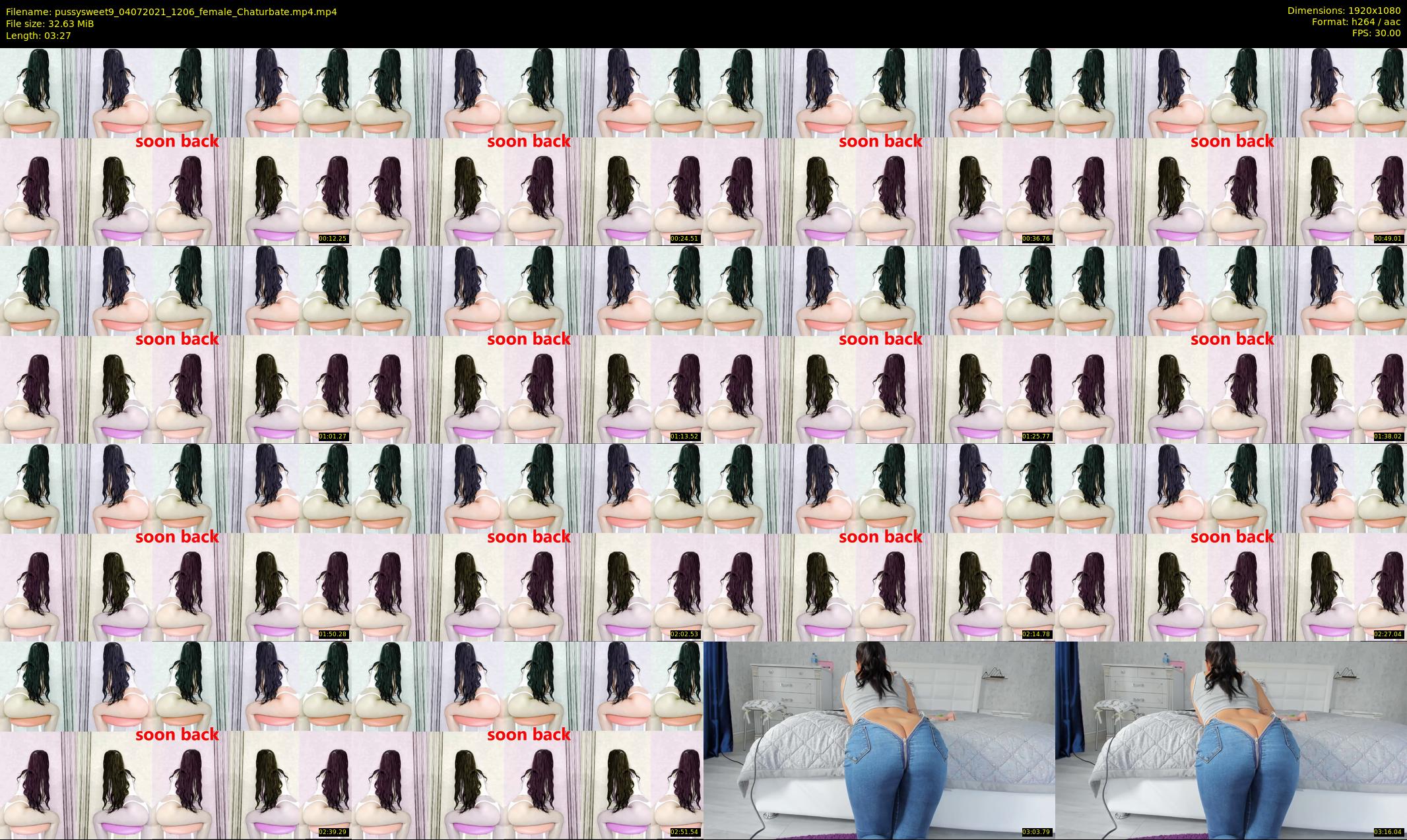 pussysweet9 — 4 minute Chaturbate female cam show recording, 1080p, Jul 4, 2021