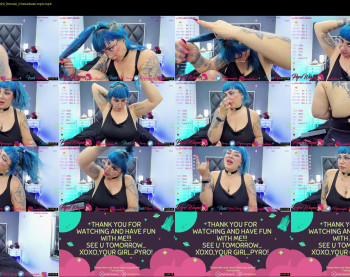 pyrowayne — 26 minute Chaturbate female cam show recording, 1080p, Jul 4, 2021