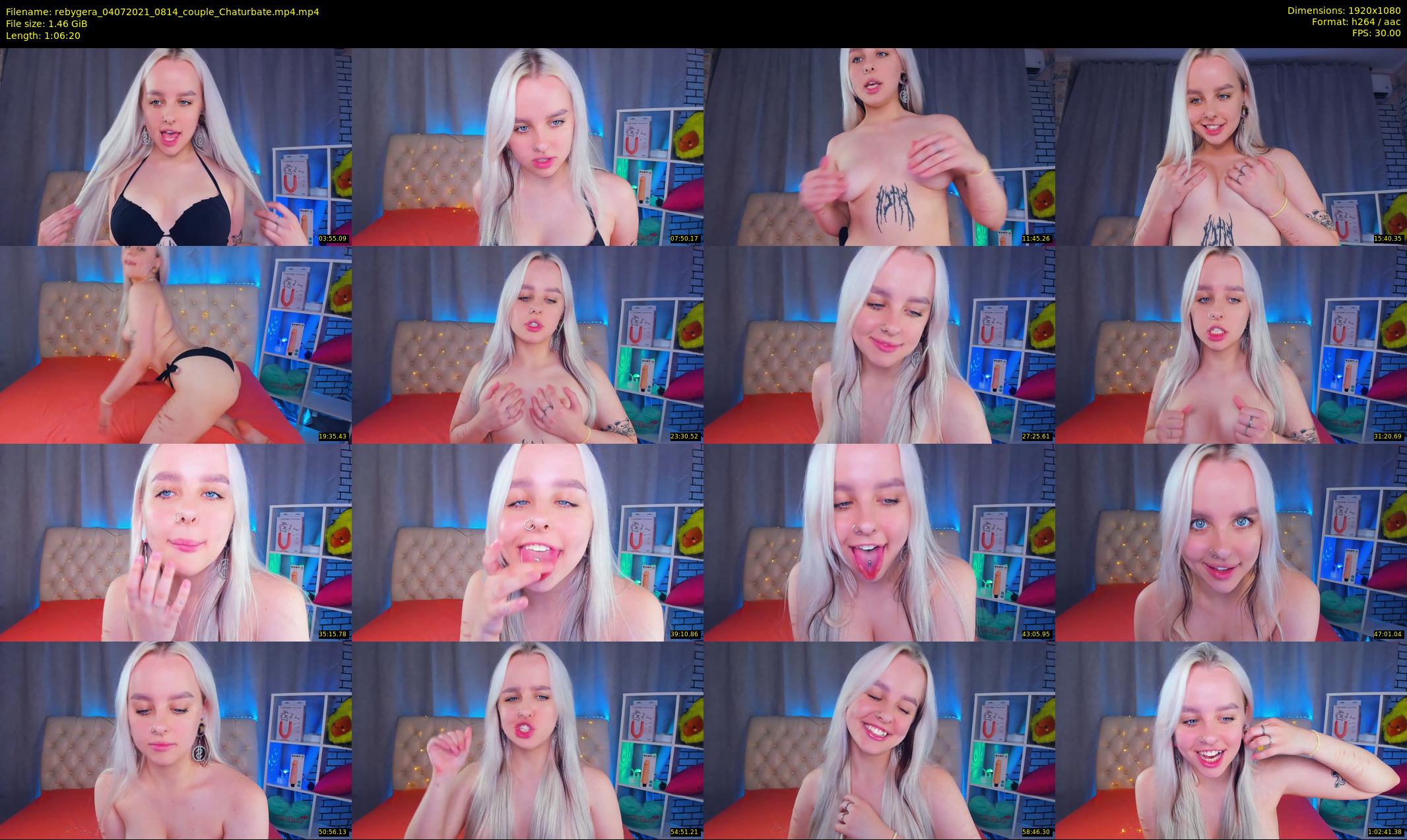 rebygera — 67 minute Chaturbate couple cam show recording, 1080p, Jul 4, 2021