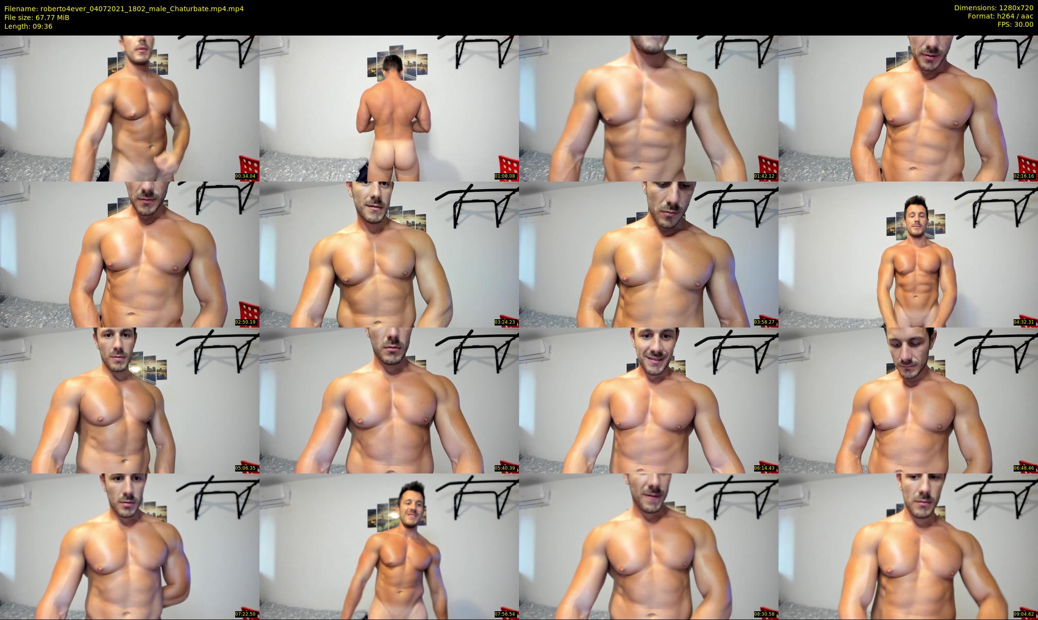 roberto4ever — 10 minute Chaturbate male cam show recording, 720p, Jul 4, 2021