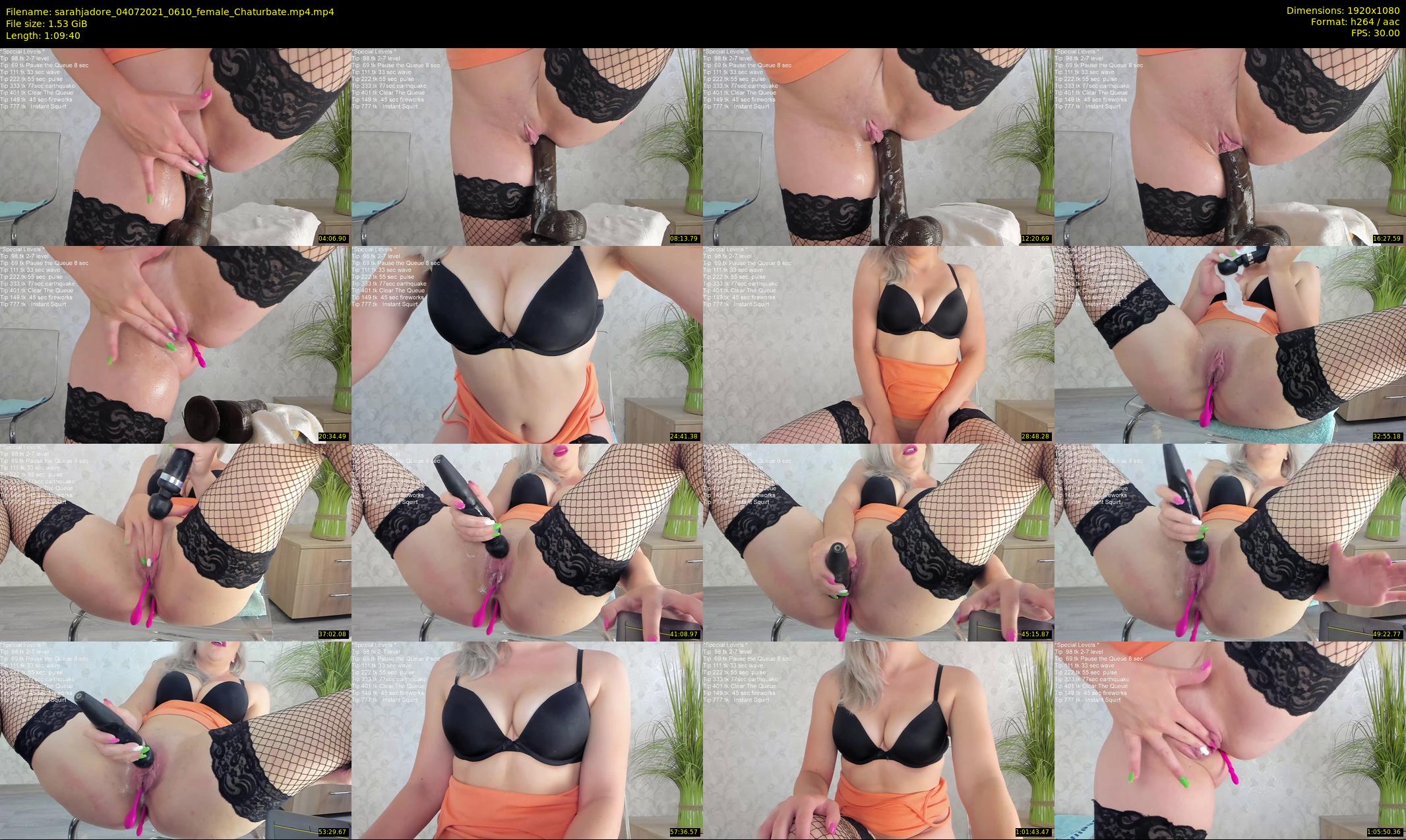sarahjadore — 70 minute Chaturbate female cam show recording, 1080p, Jul 4, 2021