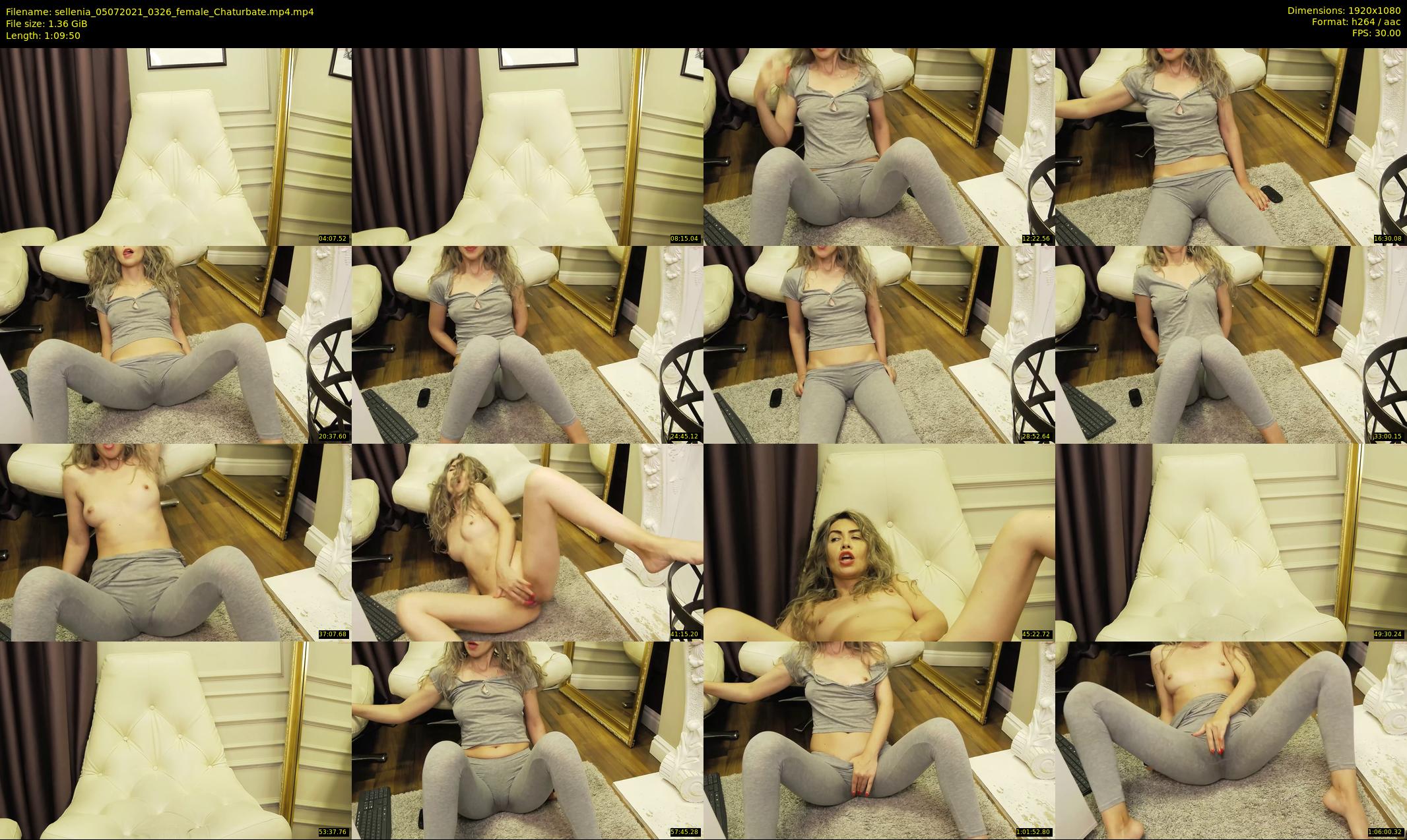sellenia — 70 minute Chaturbate female cam show recording, 1080p, Jul 5, 2021
