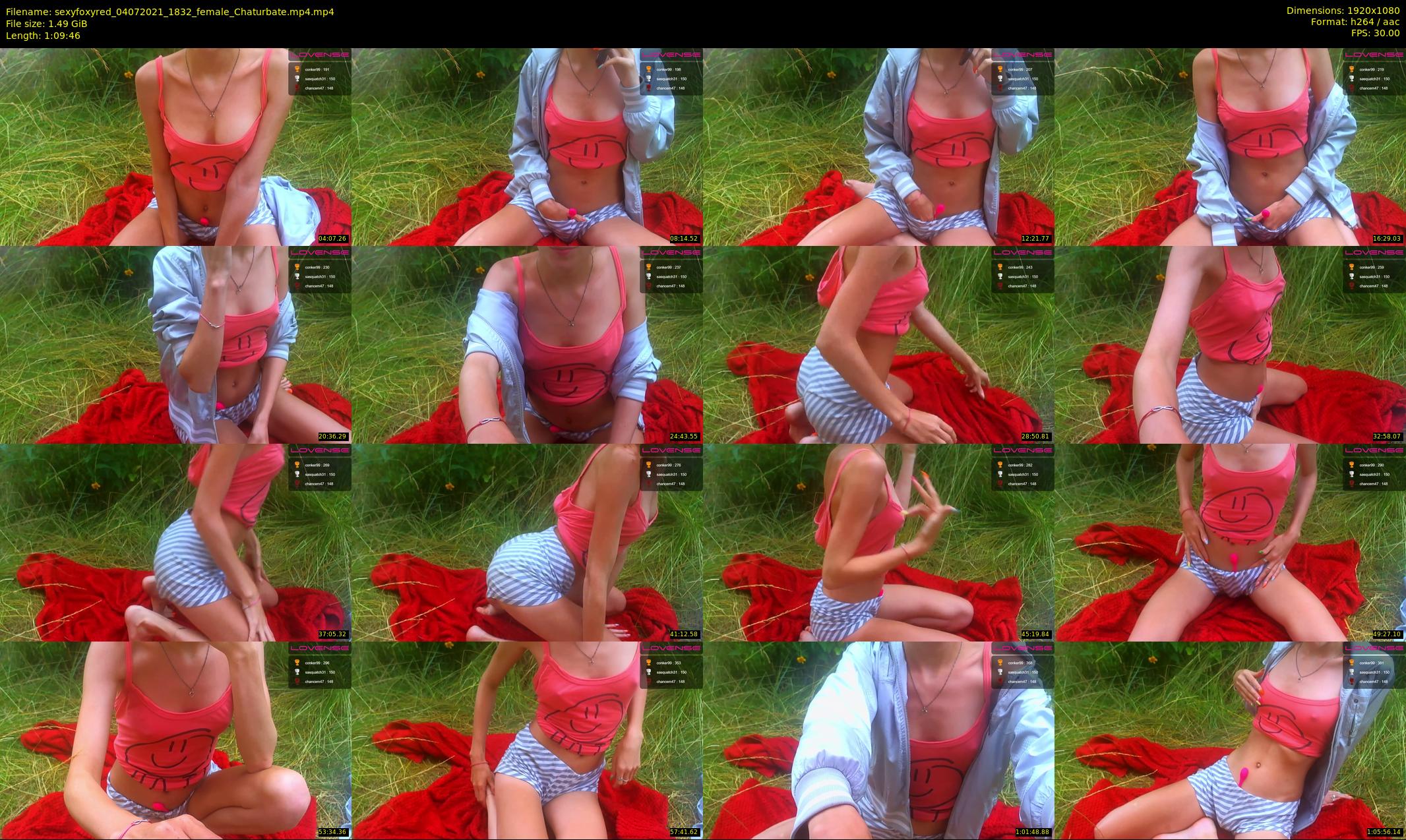 sexyfoxyred — 70 minute Chaturbate female cam show recording, 1080p, Jul 4, 2021