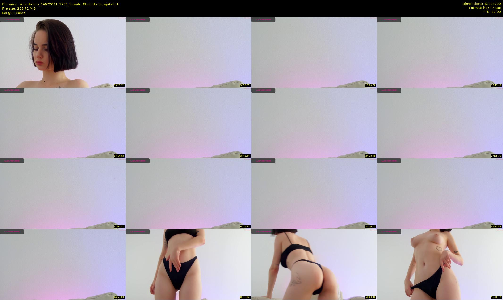 superbdolls — 59 minute Chaturbate couple cam show recording, 720p, Jul 4, 2021
