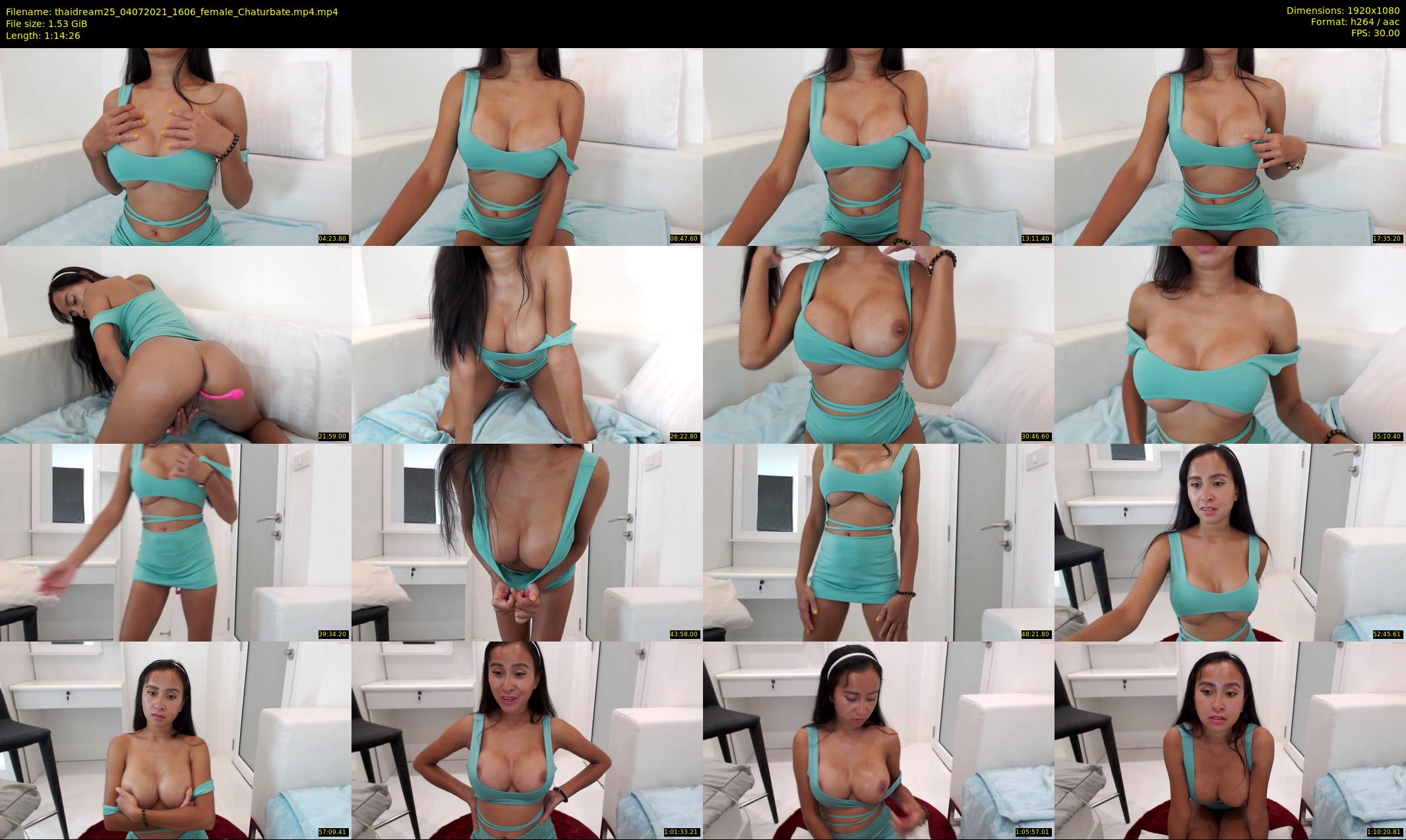 thaidream25 — 75 minute Chaturbate female cam show recording, 1080p, Jul 4, 2021