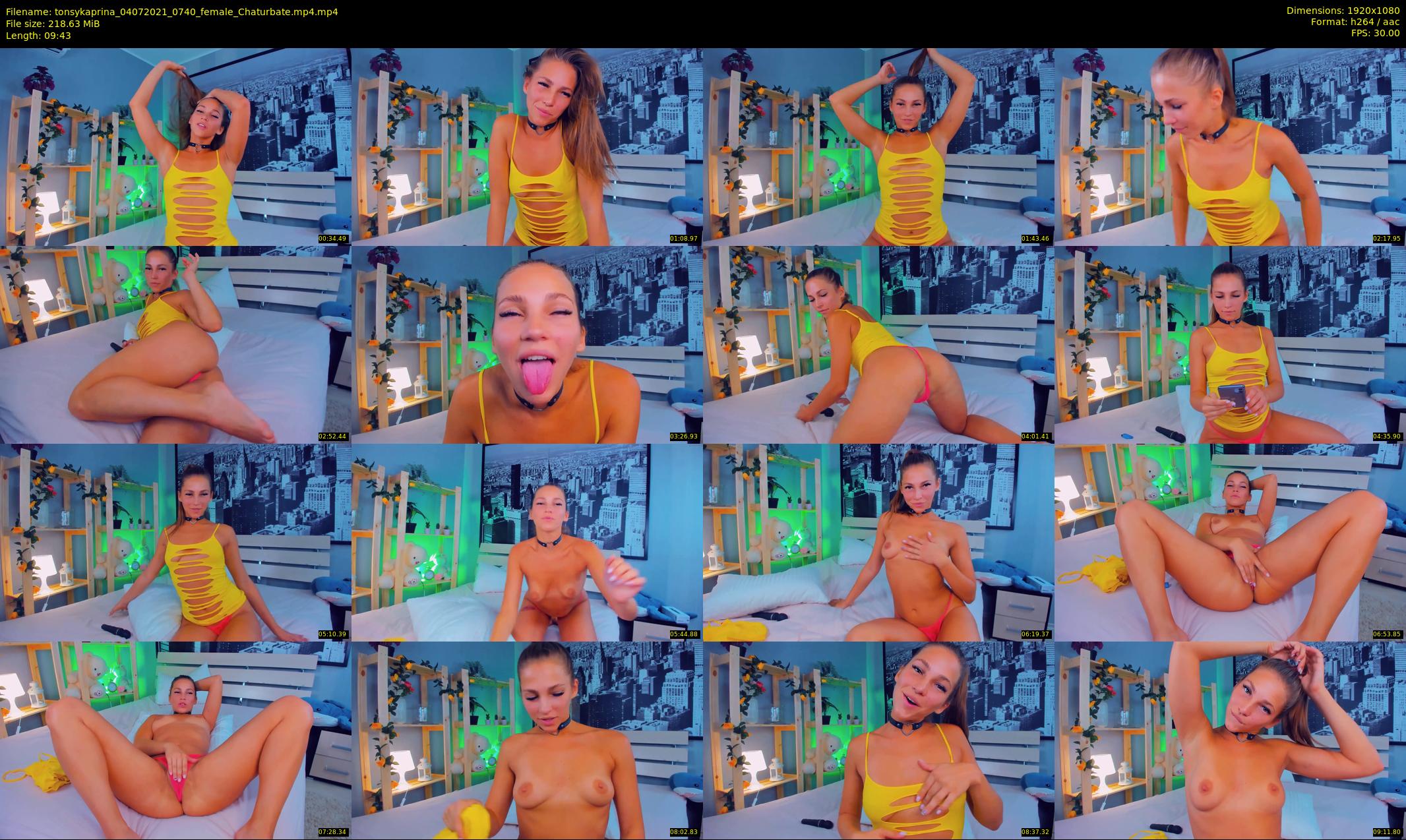 tonsykaprina — 10 minute Chaturbate couple cam show recording, 1080p, Jul 4, 2021