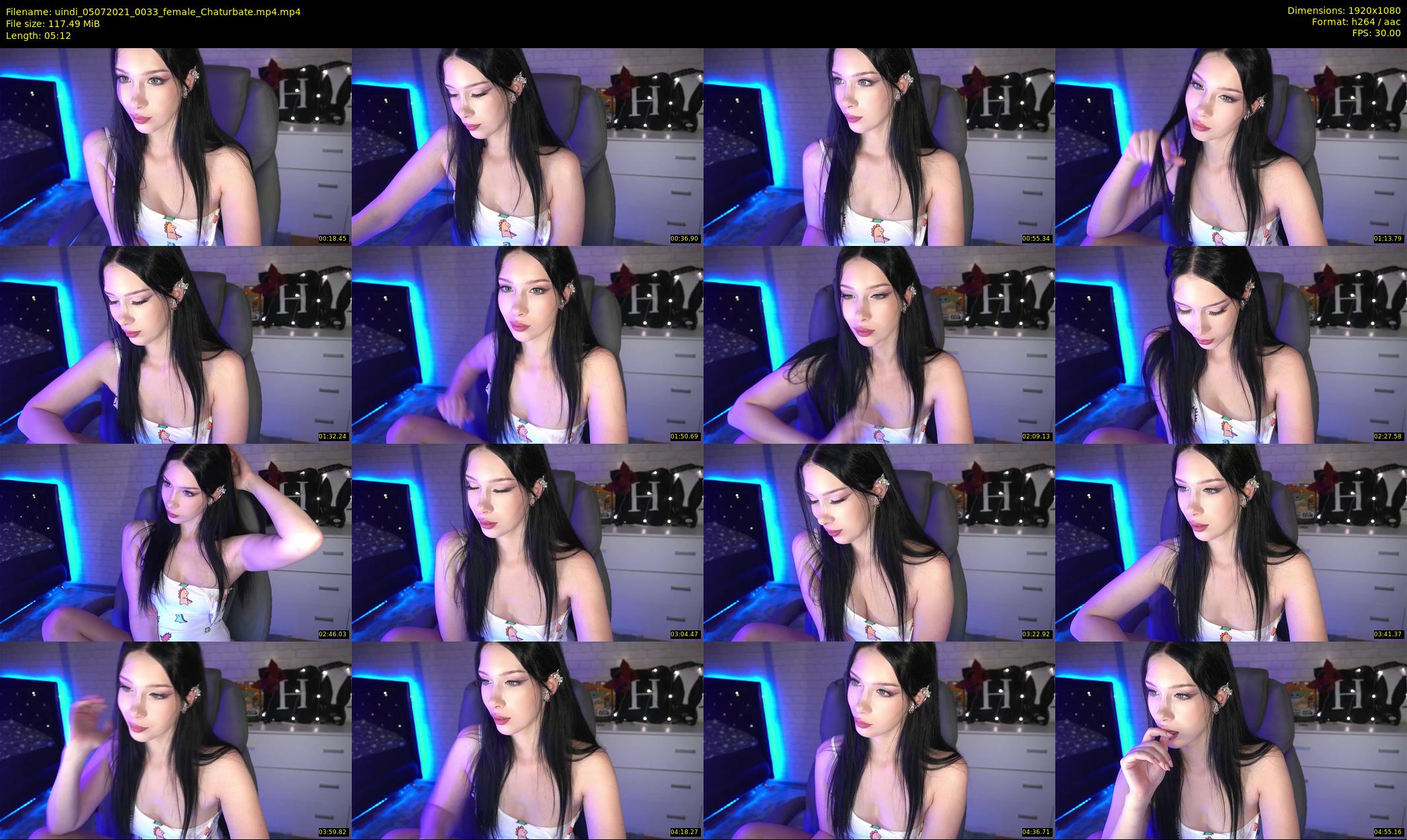 uindi — 6 minute Chaturbate female cam show recording, 1080p, Jul 5, 2021
