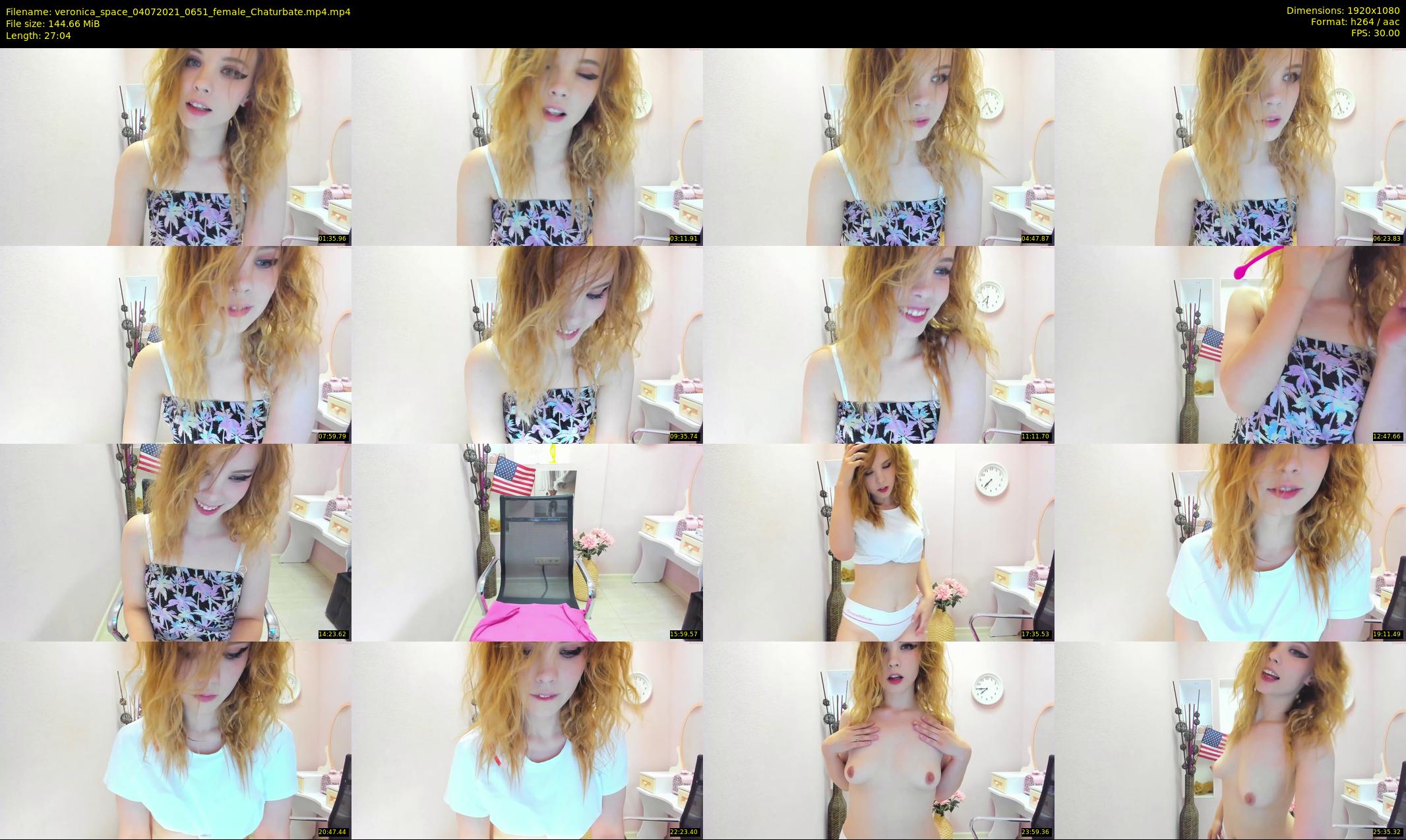 veronica_space — 28 minute Chaturbate female cam show recording, 1080p, Jul 4, 2021