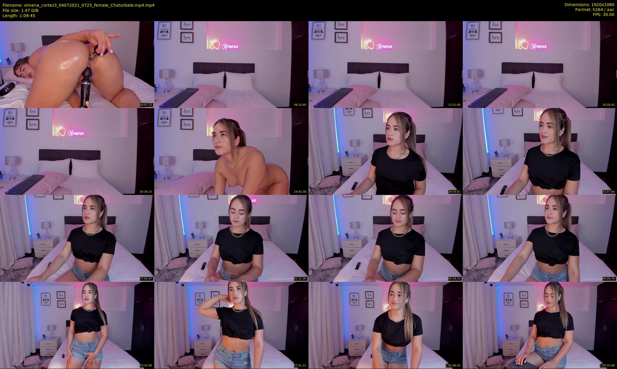 ximena_cortez3 — 70 minute Chaturbate female cam show recording, 1080p, Jul 4, 2021