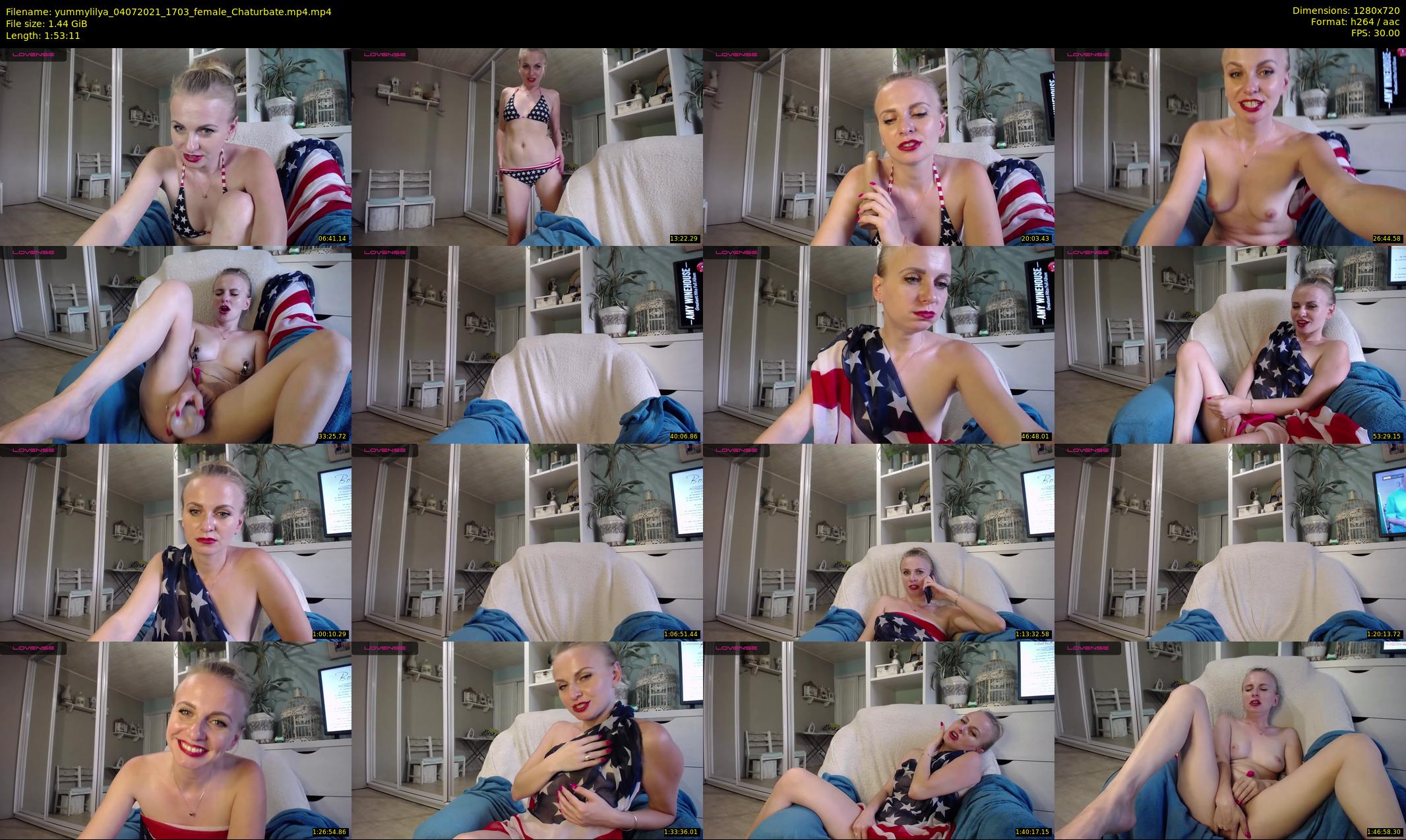 yummylilya — 114 minute Chaturbate female cam show recording, 720p, Jul 4, 2021