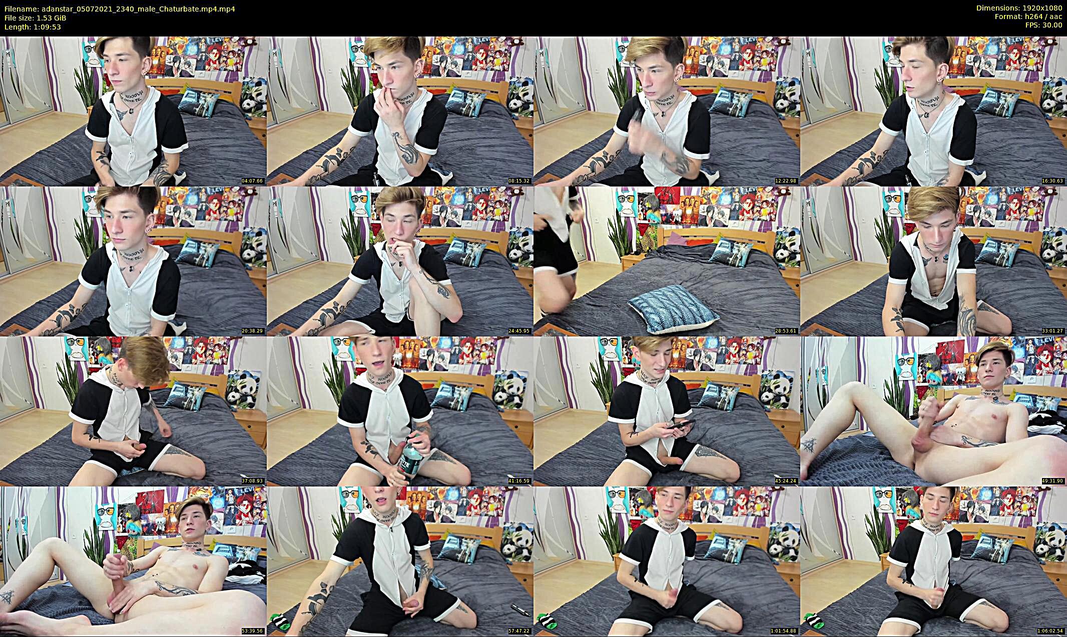 adanstar — 70 minute Chaturbate male cam show recording, 1080p, Jul 5, 2021