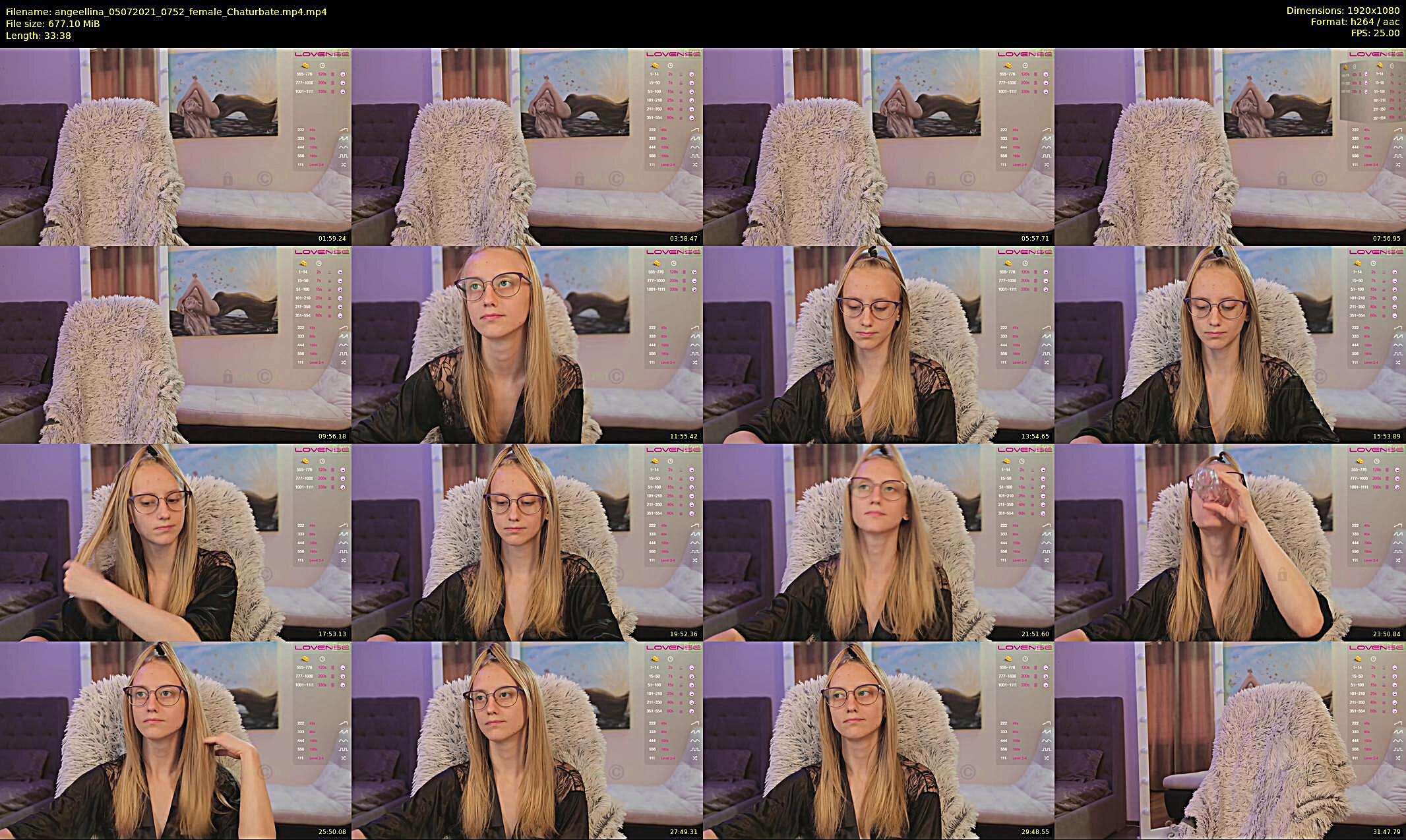 angeellina — 34 minute Chaturbate female cam show recording, 1080p, Jul 5, 2021