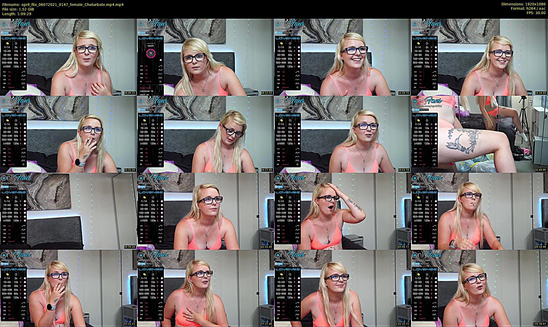april_flix — 70 minute Chaturbate female cam show recording, 1080p, Jul 6, 2021