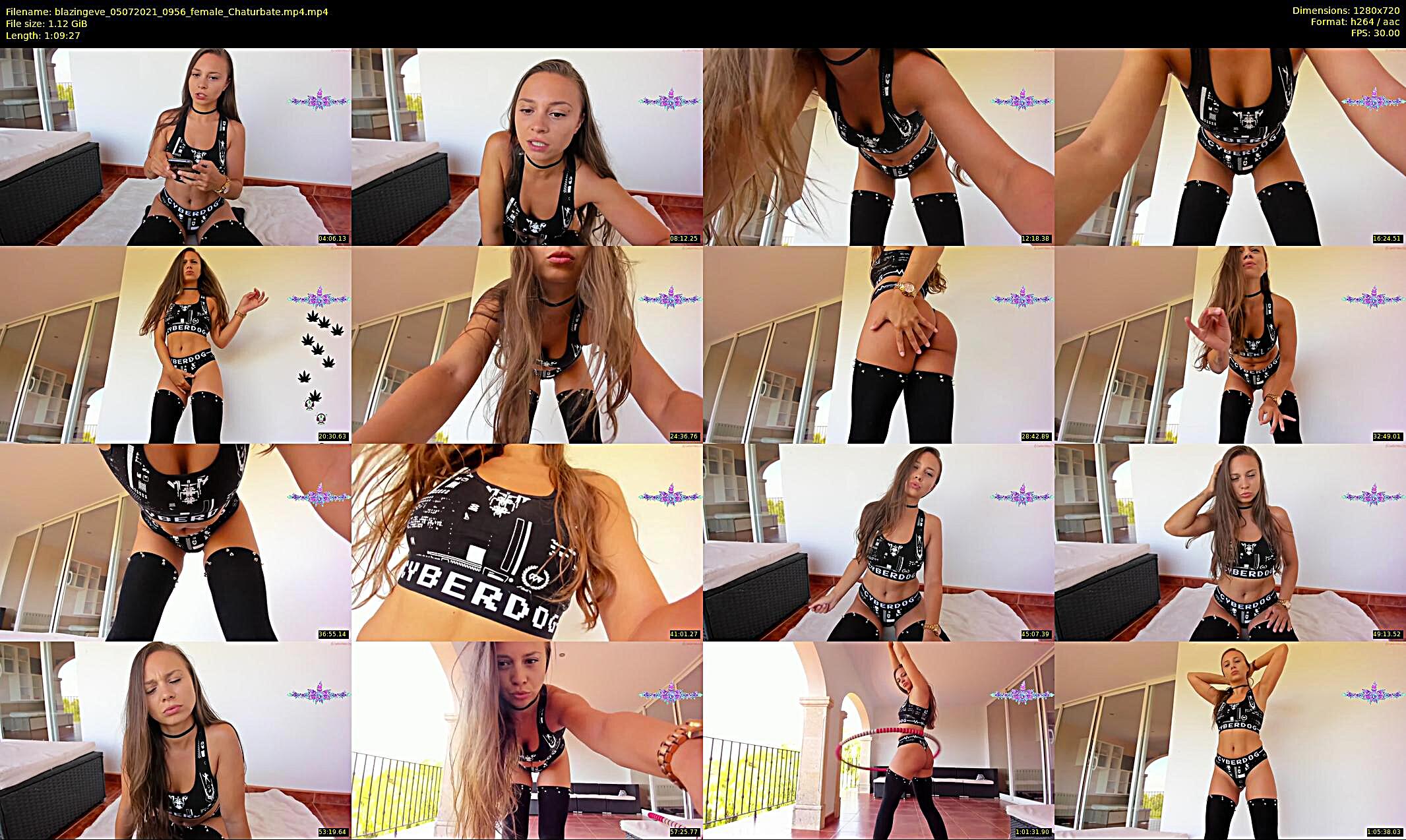 blazingeve — 21 minute Chaturbate female cam show recording, 720p, Jul 5, 2021